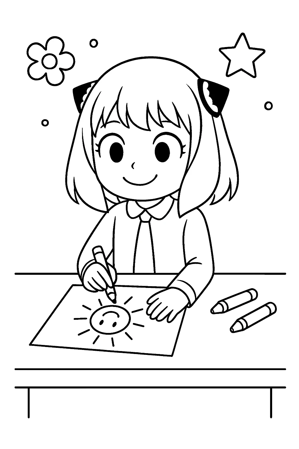 coloriage Spy x Family gratuit pour enfants