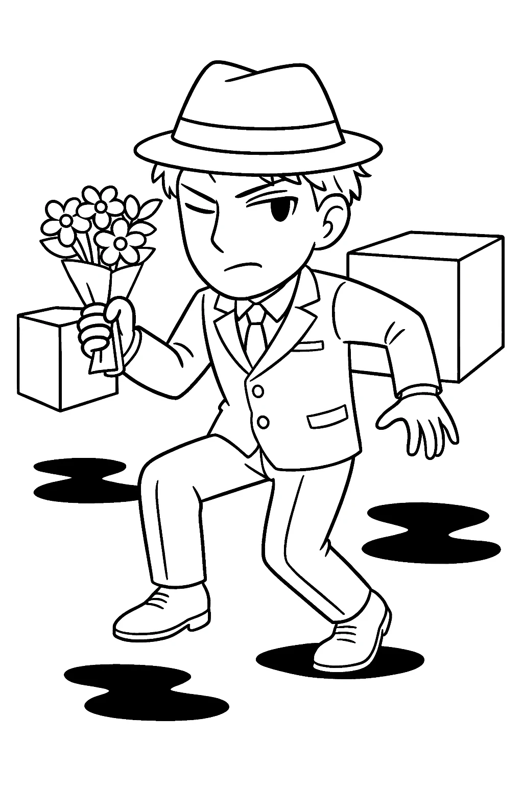 coloriage Spy x Family pour enfant a imprimer gratuit