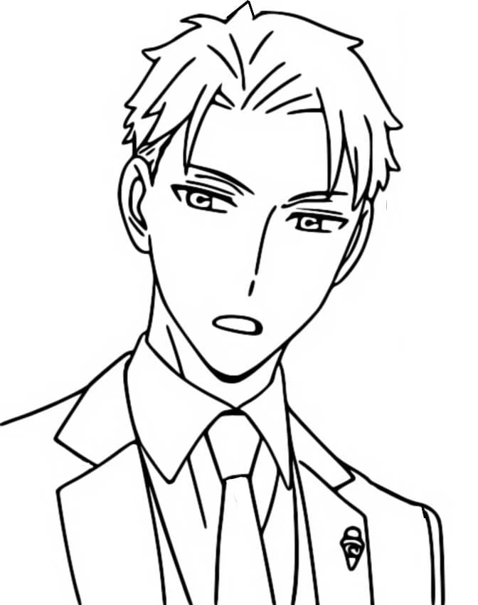 coloriage Spy x Family pour enfant de à imprimer