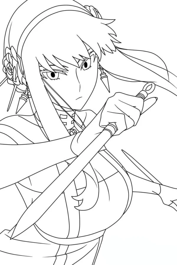 coloriage Spy x Family a dessiner en ligne 1