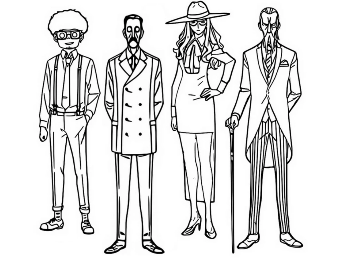 coloriage Spy x Family à imprimer pour enfants