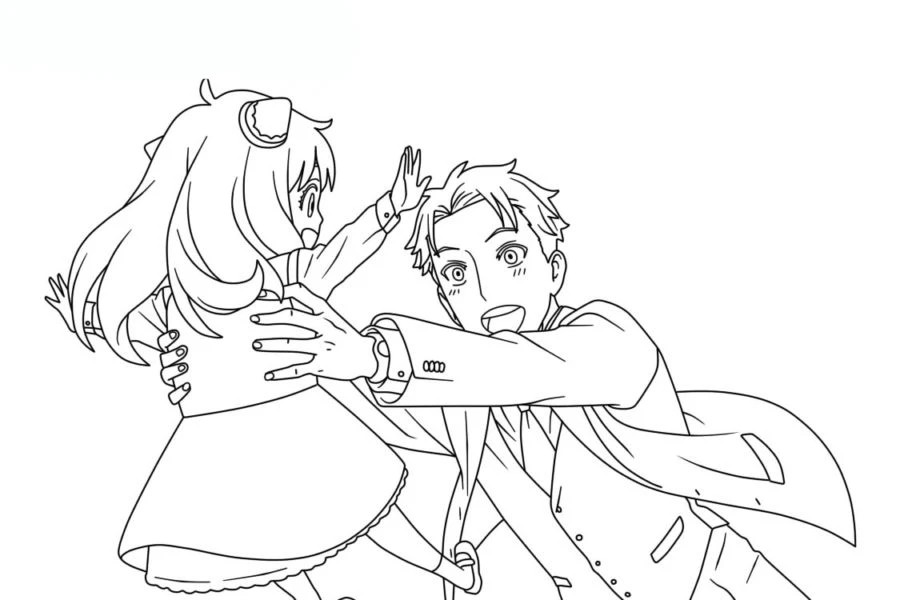 imprimer coloriage Spy x Family
