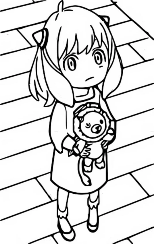 coloriage Spy x Family à imprimer pour enfant de 10 ans 1