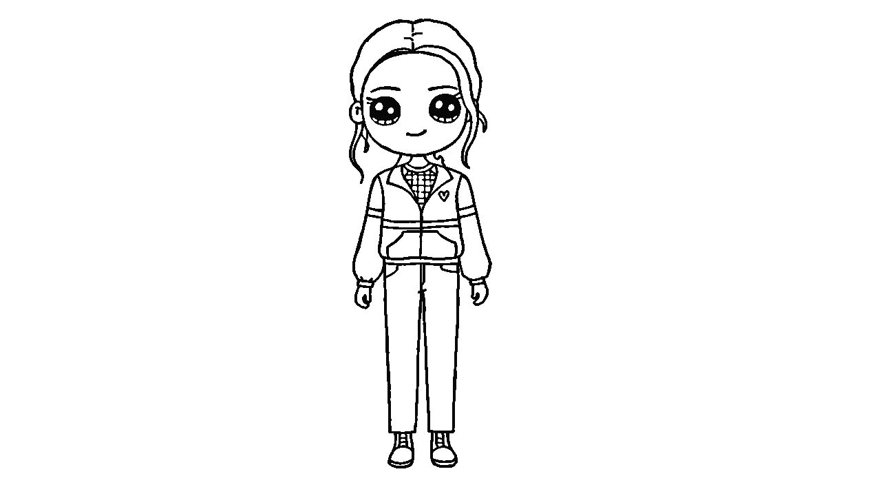 coloriage Stranger Things a imprimer