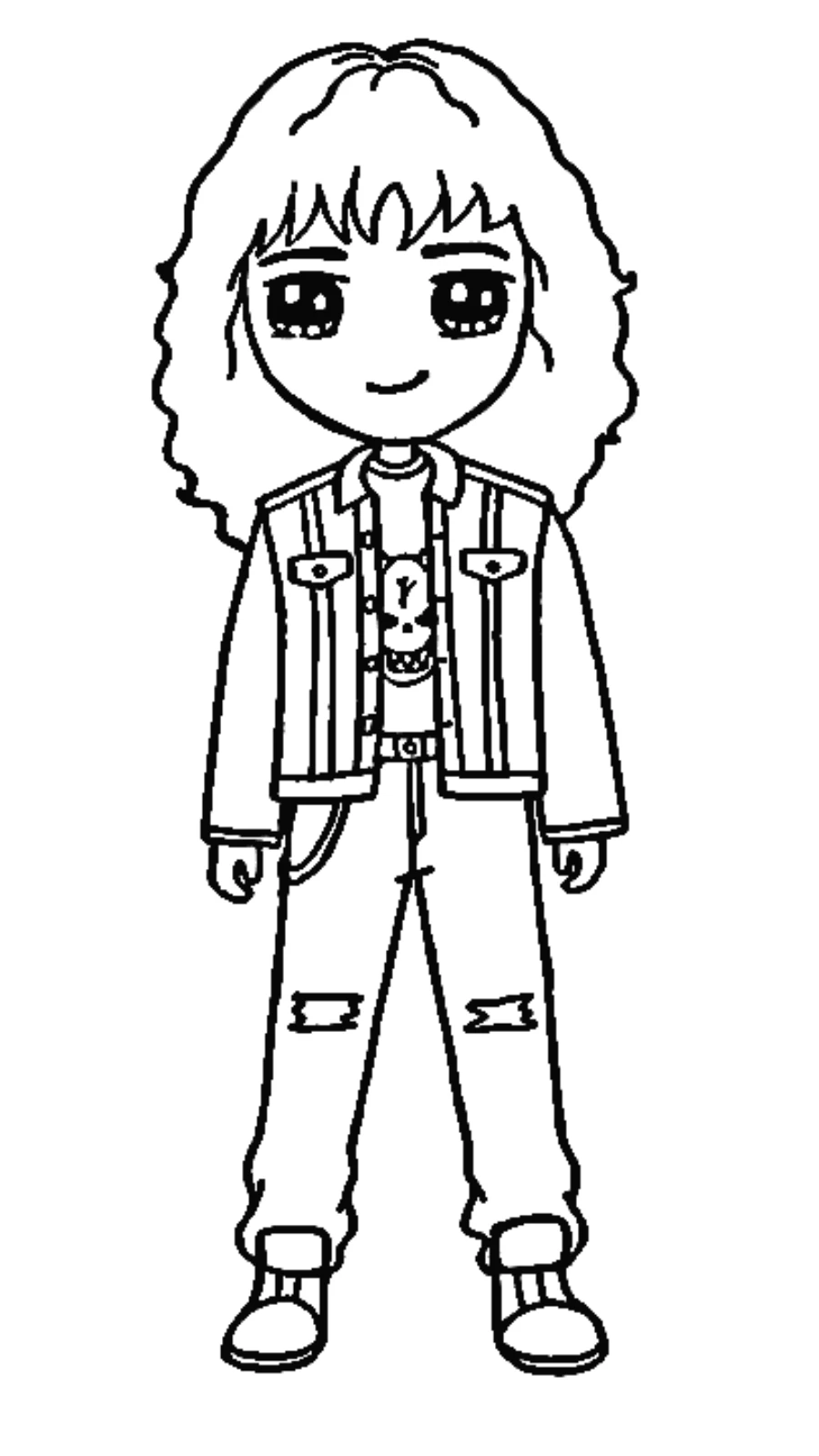 coloriage Stranger Things en ligne pour enfant