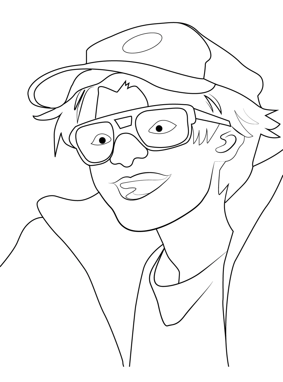 coloriage Stranger Things pour enfant gratuit