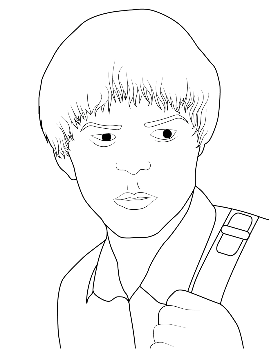 coloriage Stranger Things a imprimer gratuitement