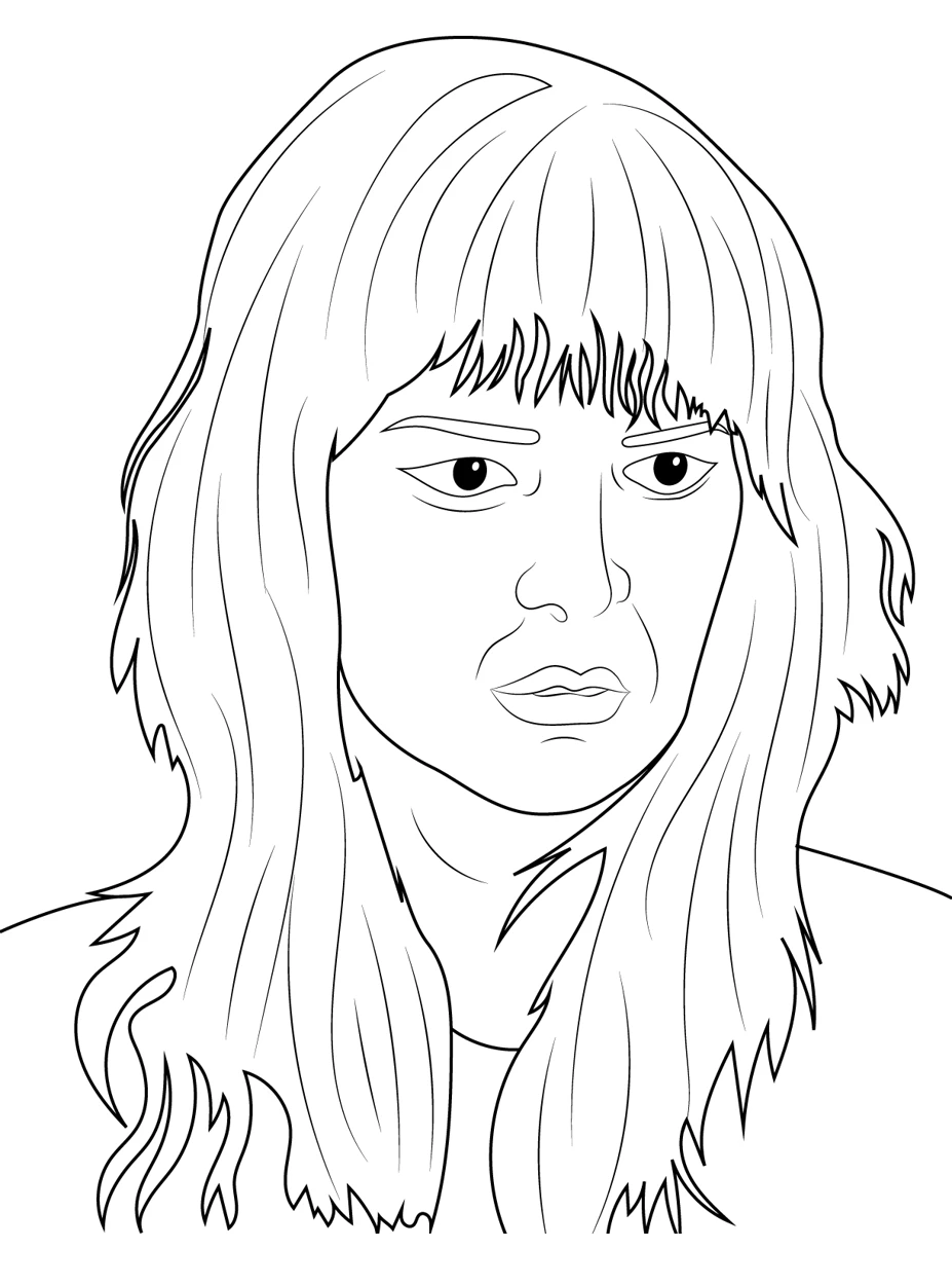 coloriage Stranger Things a imprimer gratuit