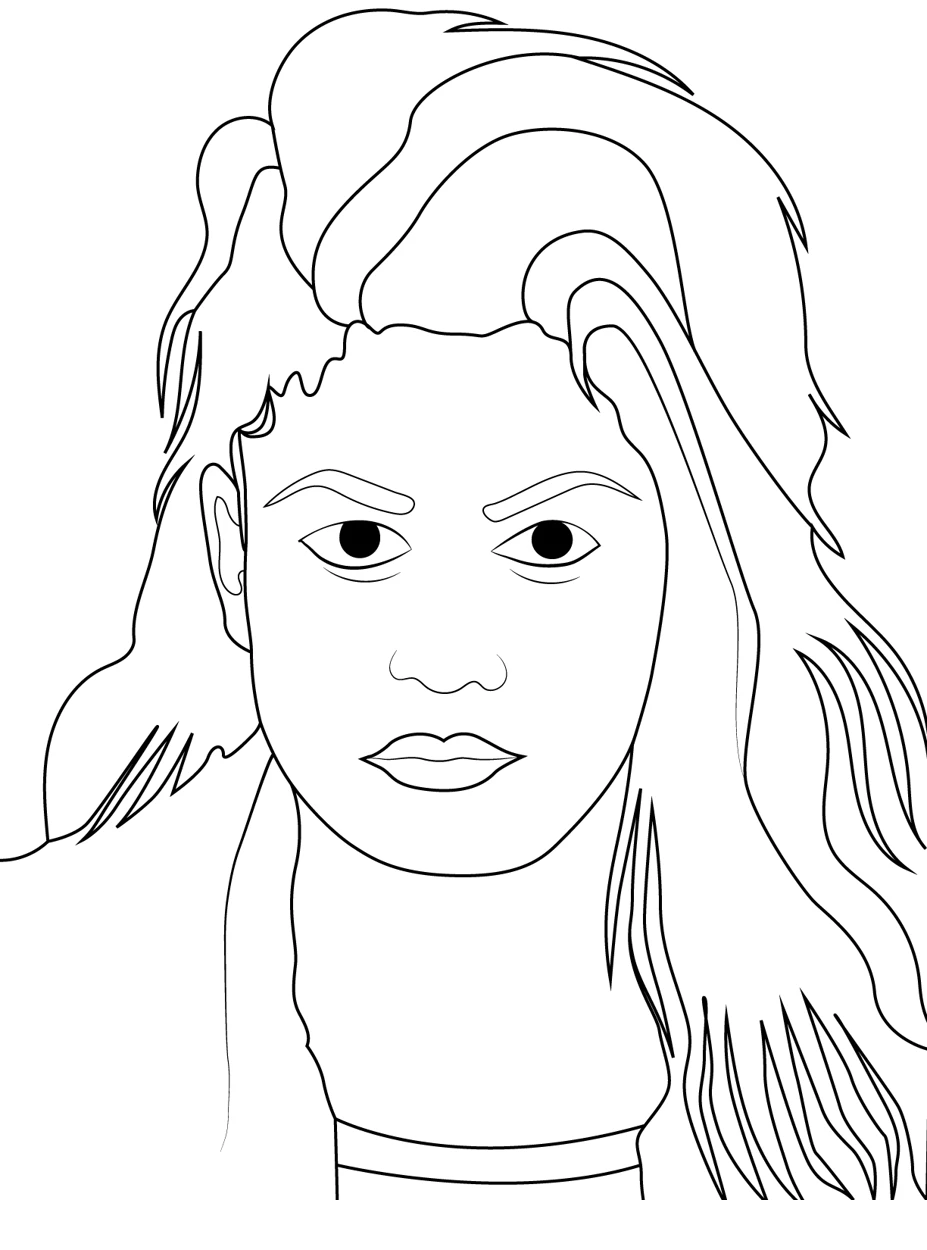 coloriage Stranger Things a dessiner en ligne 1