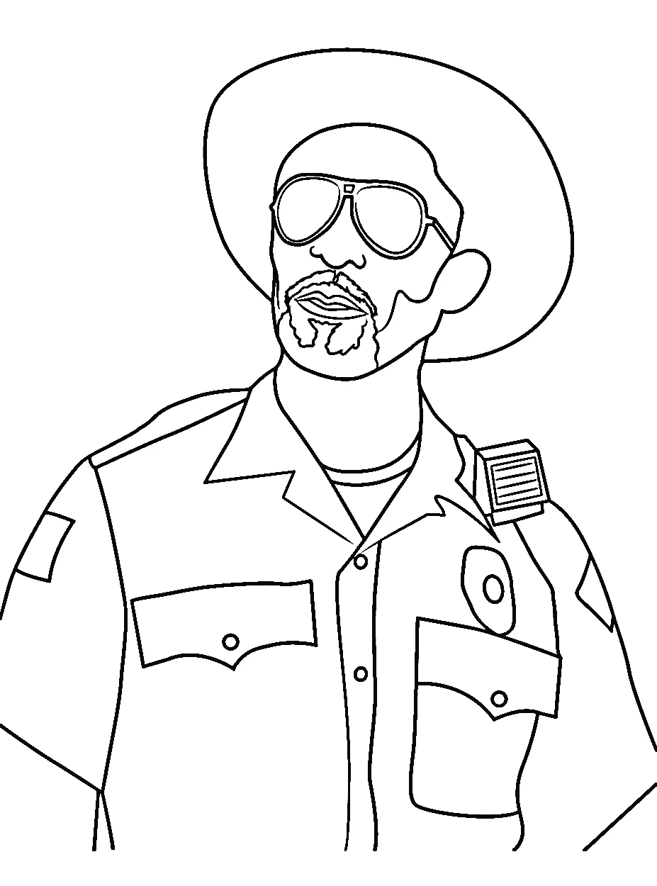 coloriage Stranger Things à imprimer pour enfants