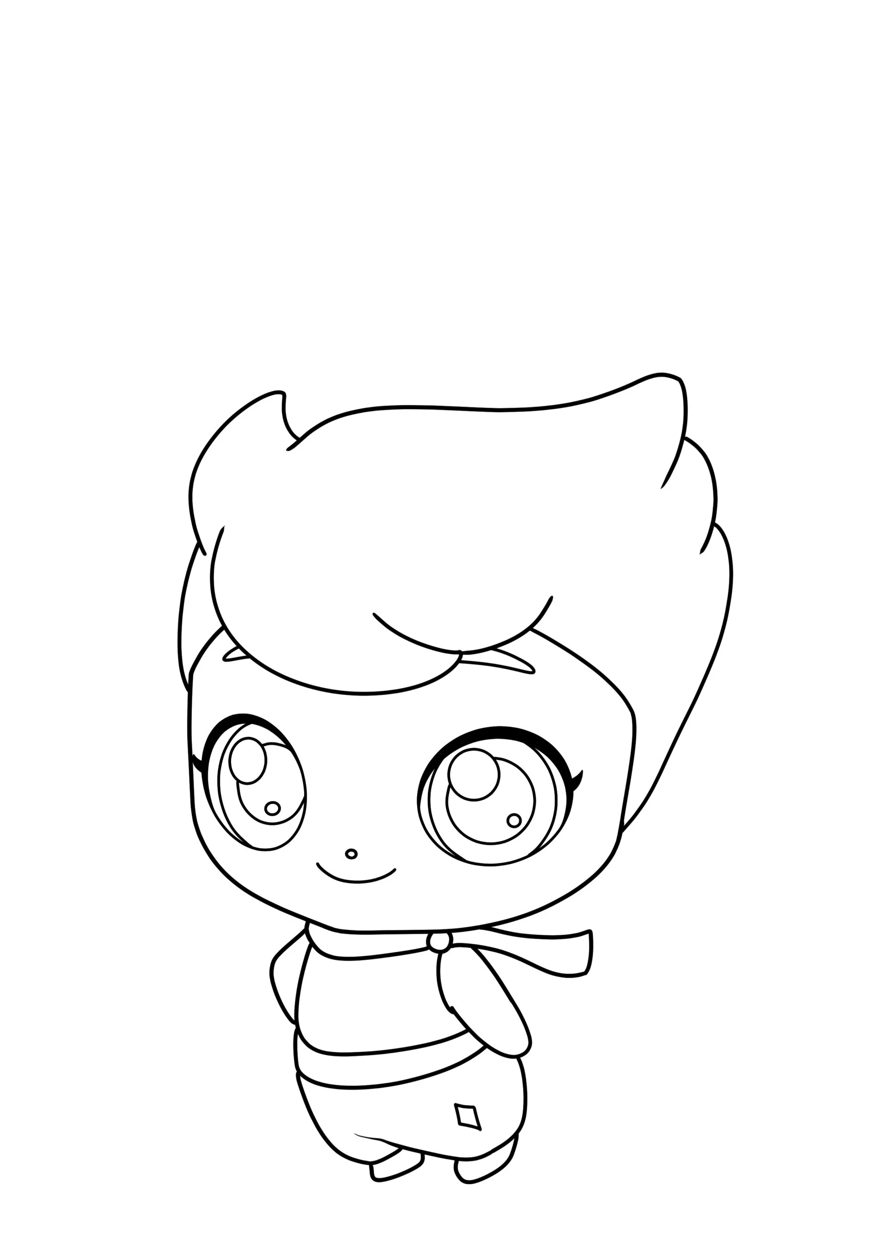 coloriage Teenieping à imprimer pour enfant de 2 ans