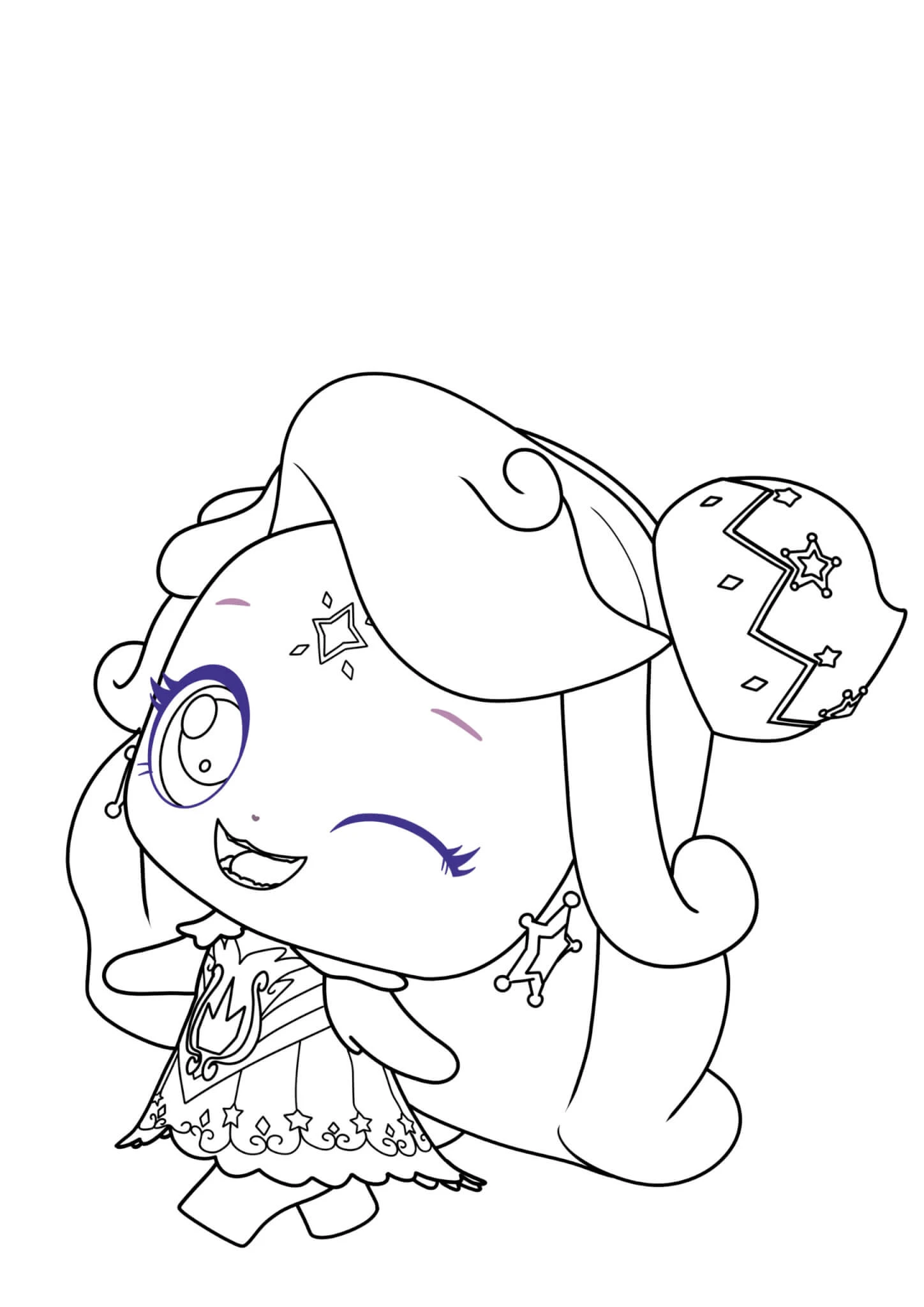 coloriage Teenieping educatif pour enfant