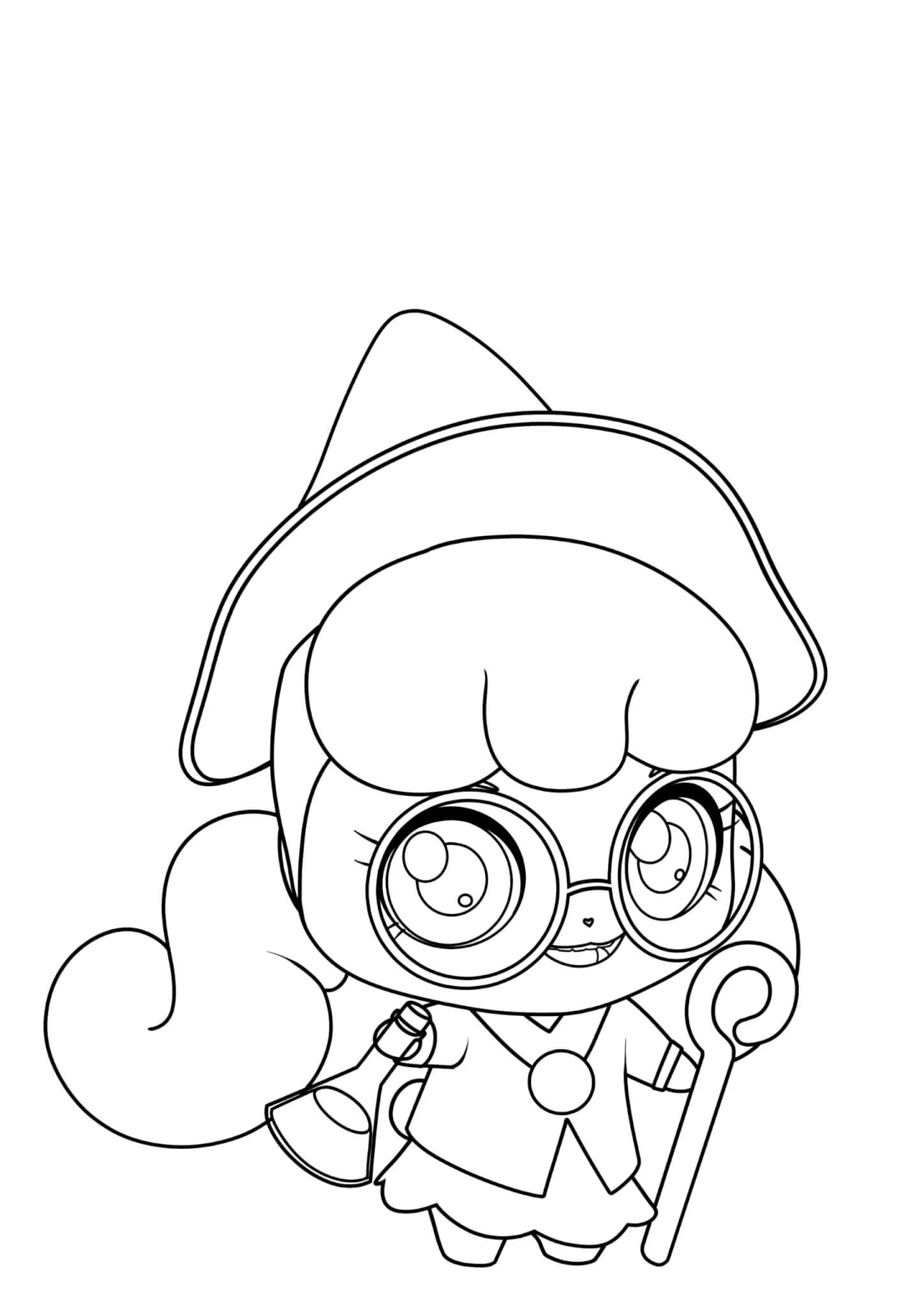 coloriage Teenieping et apprentissage