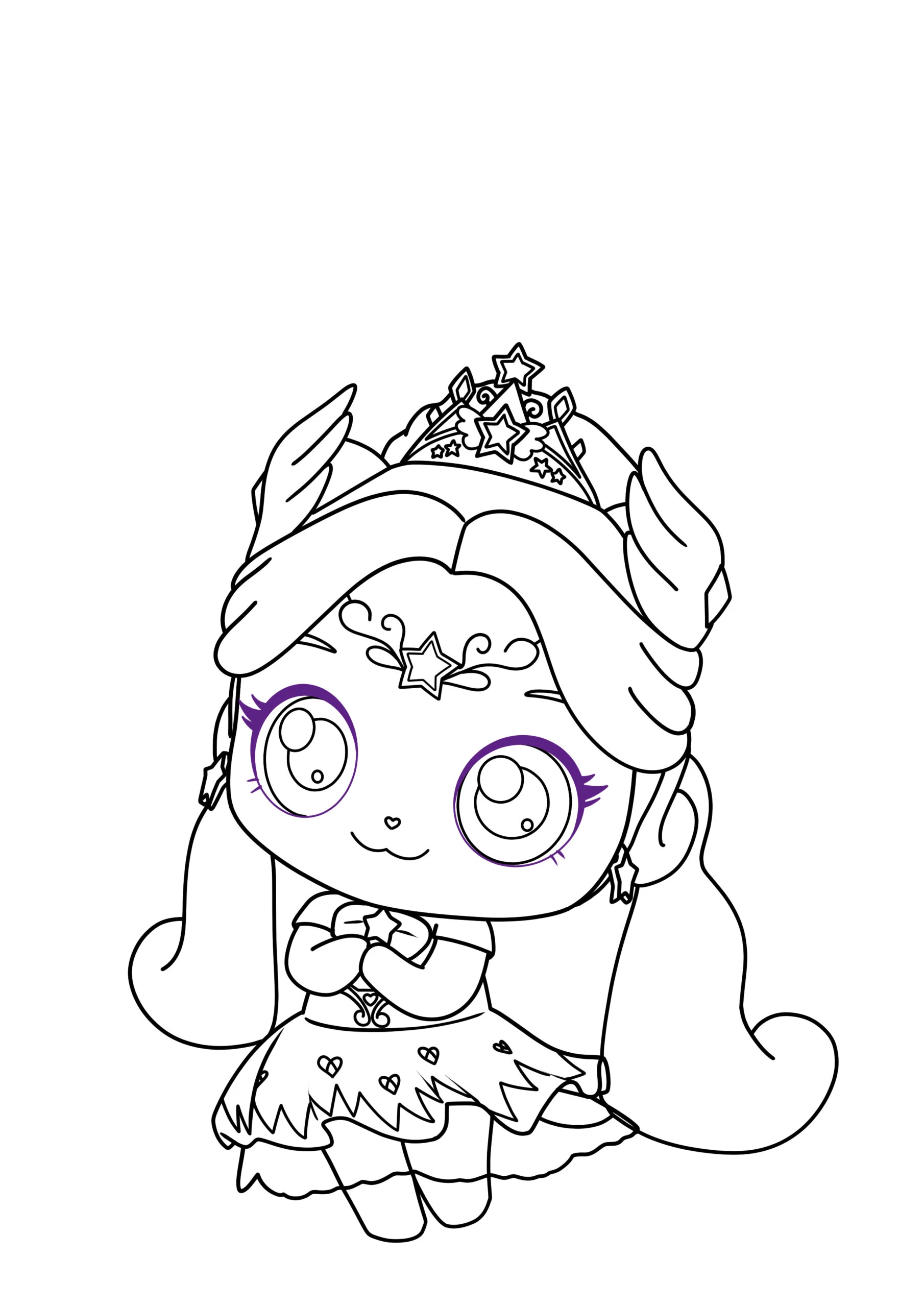 coloriage Teenieping à imprimer pour enfant de 3 ans