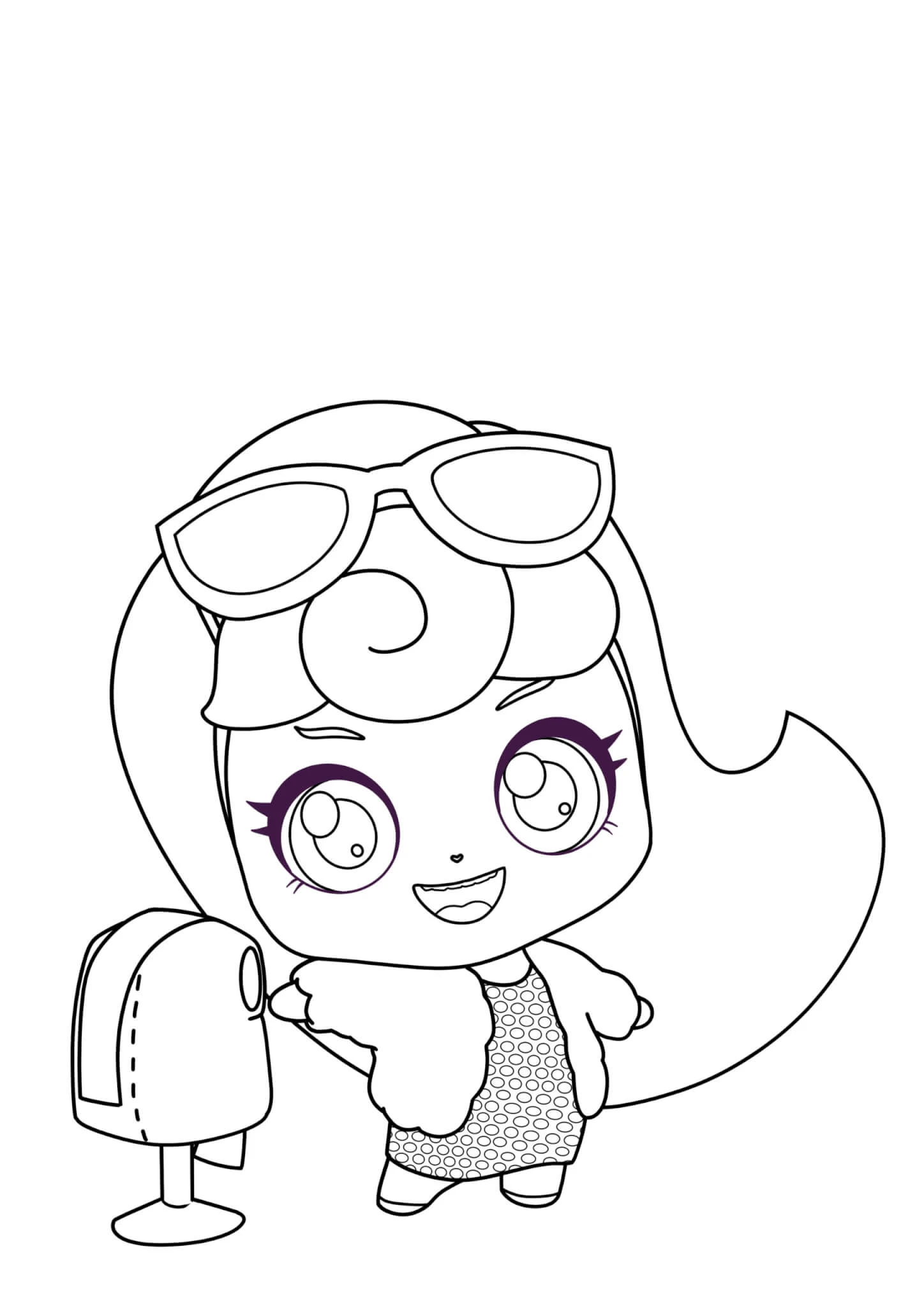 coloriage Teenieping à imprimer pour enfant de 7 ans