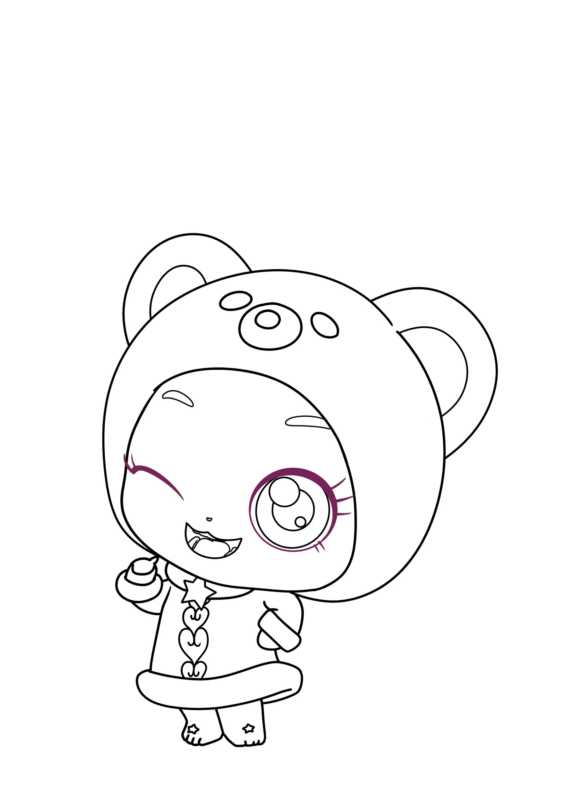 coloriage Teenieping à imprimer pour enfant de 9 ans