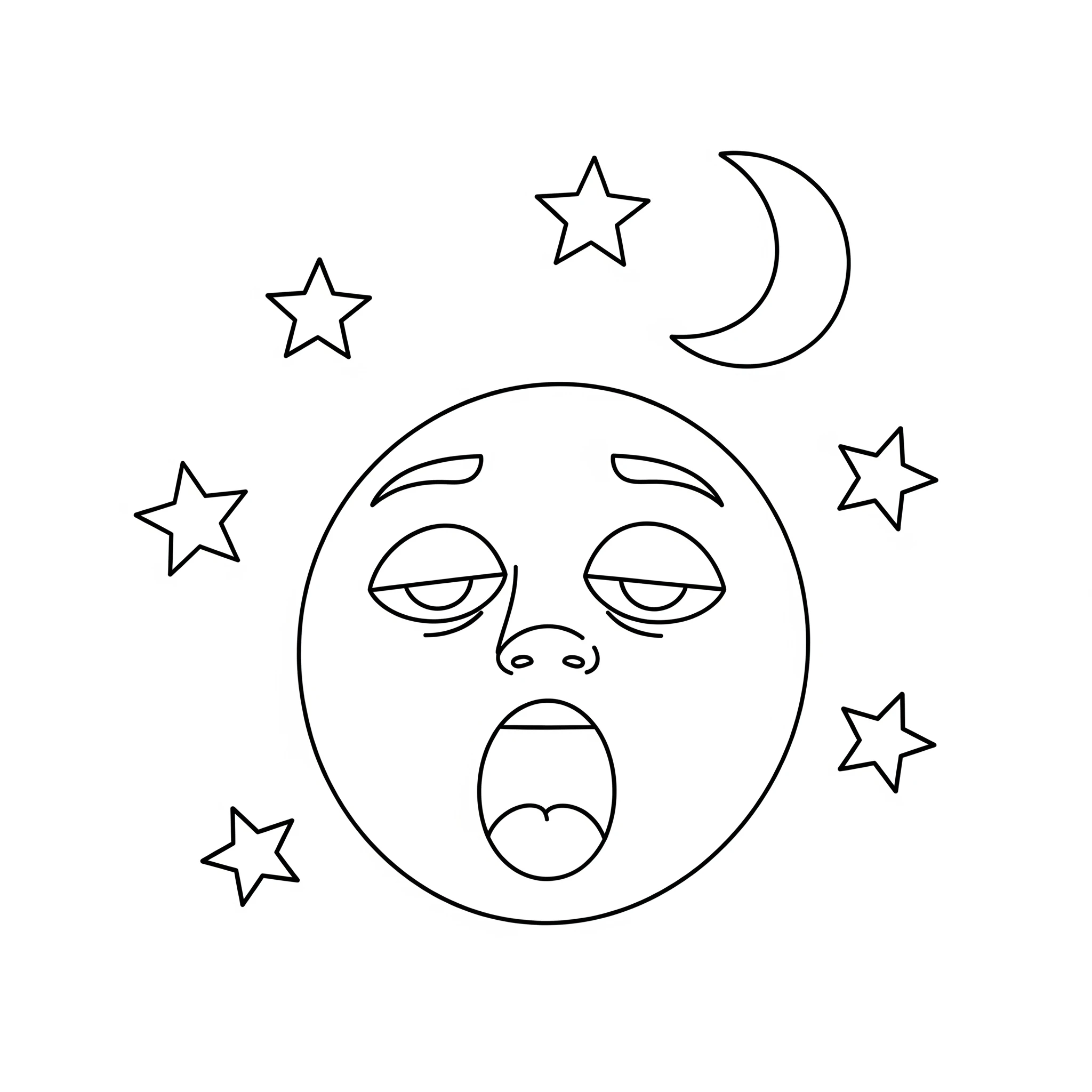 coloriage Visage pour enfant gratuit