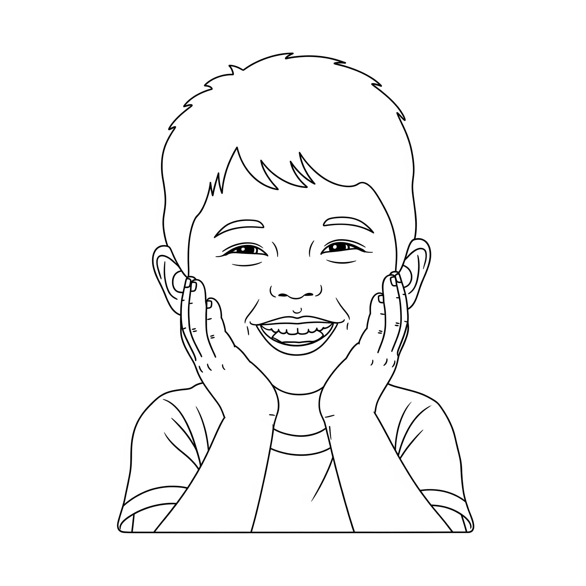 coloriage Visage a colorier en ligne gratuitement