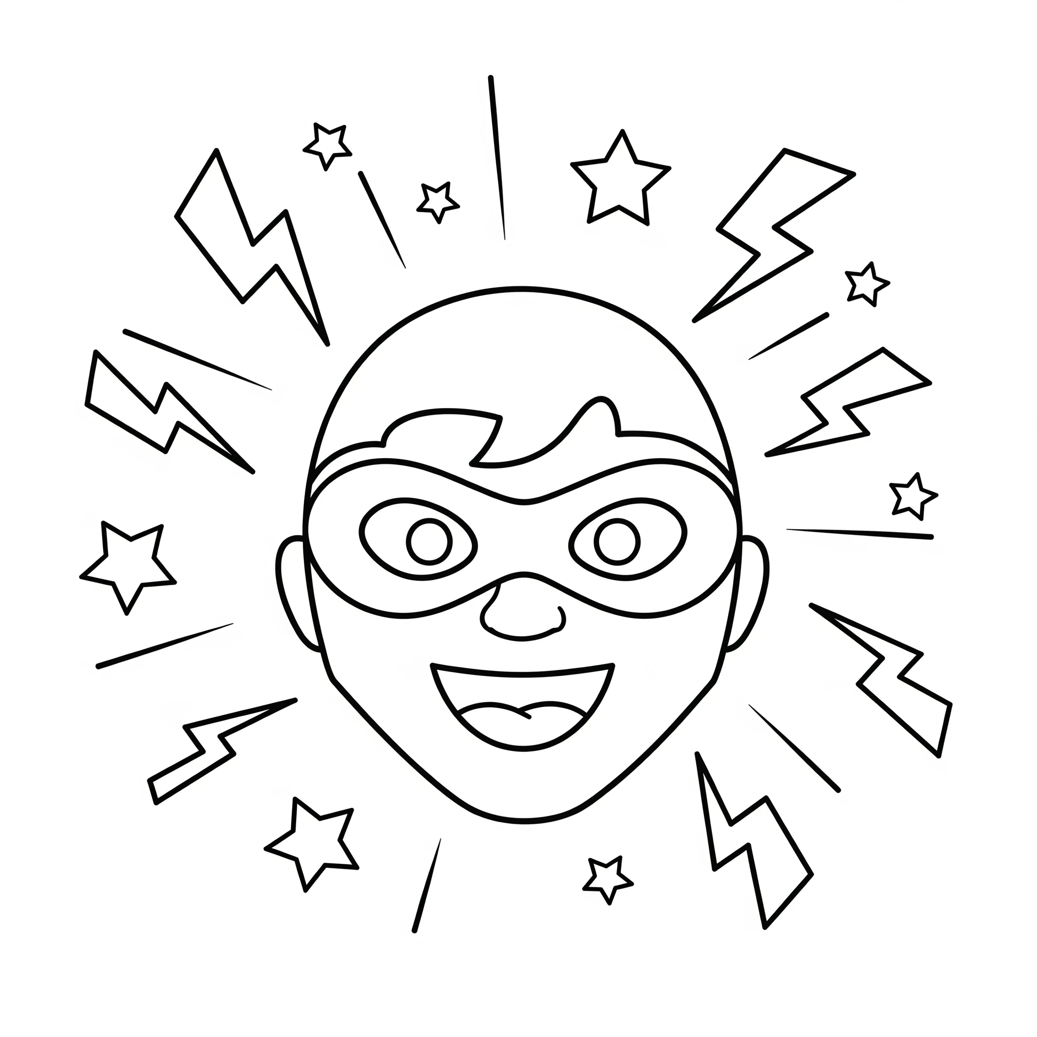 a imprimer coloriage Visage gratuit 1