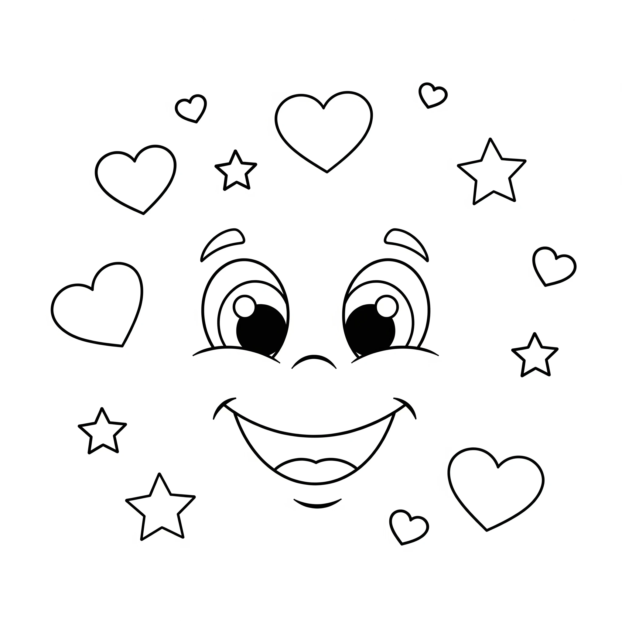 coloriage Visage pour enfant de 7 ans