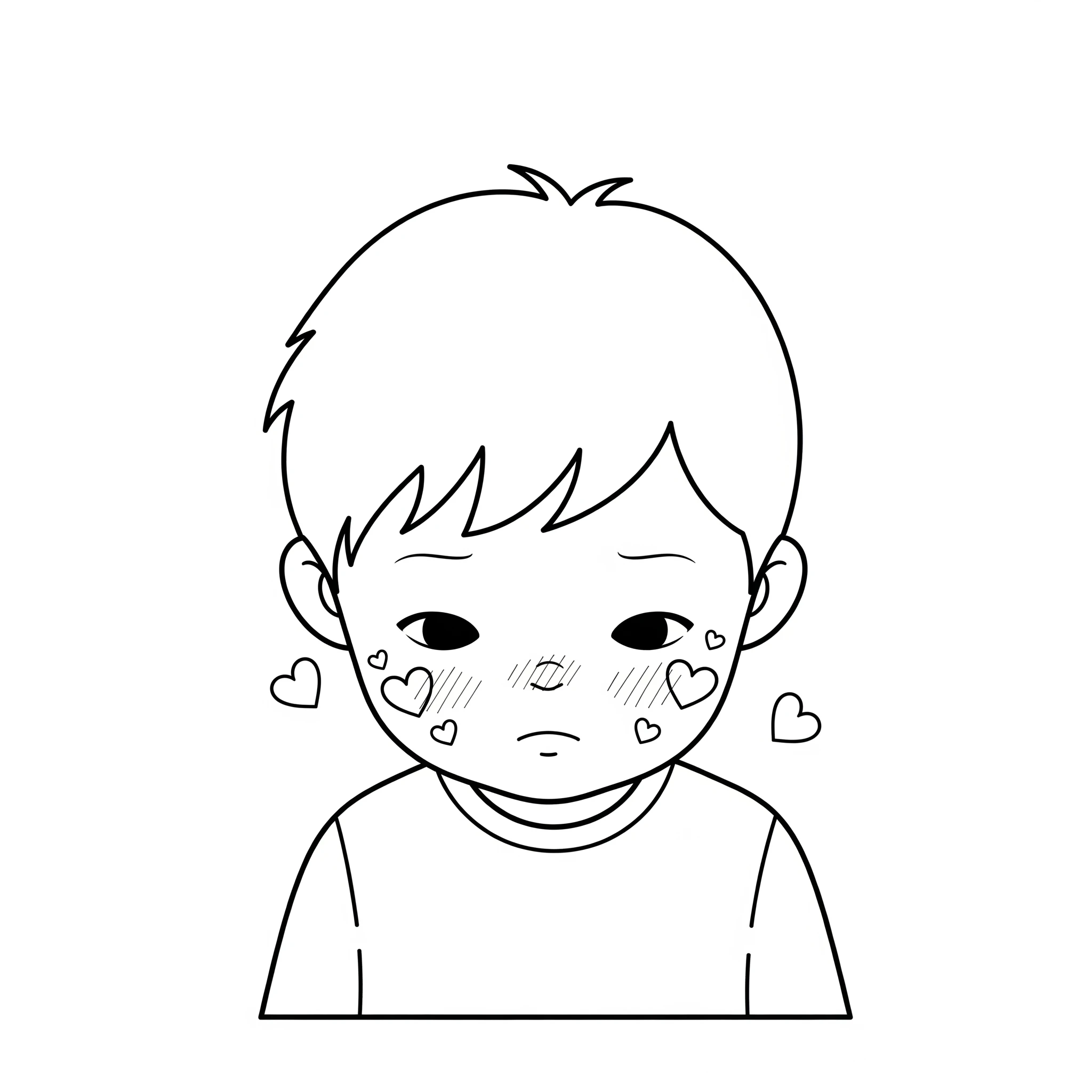coloriage Visage pour enfants à télécharger