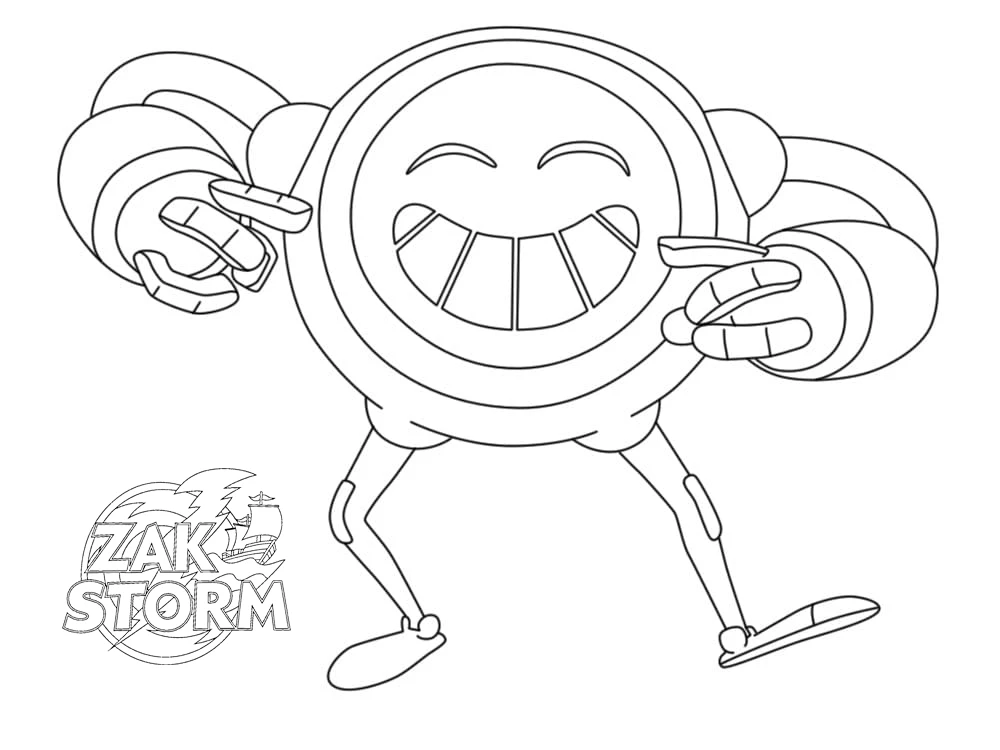 coloriage Zak Storm pour enfant gratuit