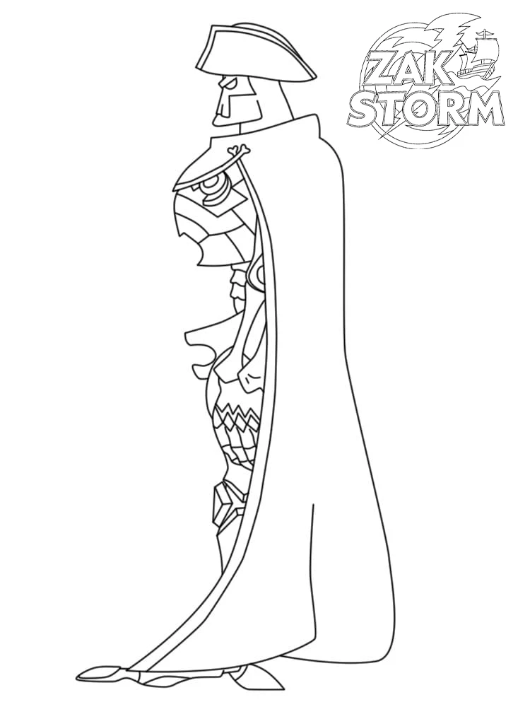 coloriage Zak Storm a colorier en ligne 1