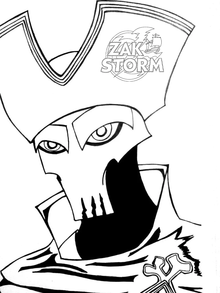 coloriage Zak Storm à imprimer pour enfant de 12 ans