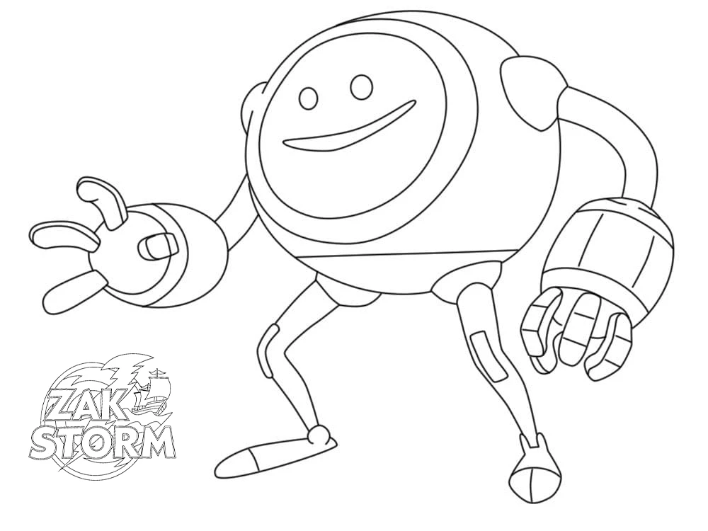 coloriage Zak Storm a colorier en ligne 2