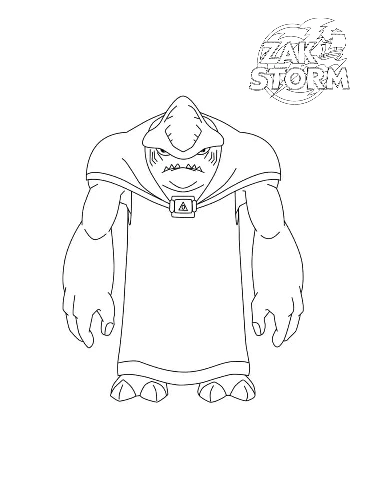 coloriage Zak Storm et dessins 1