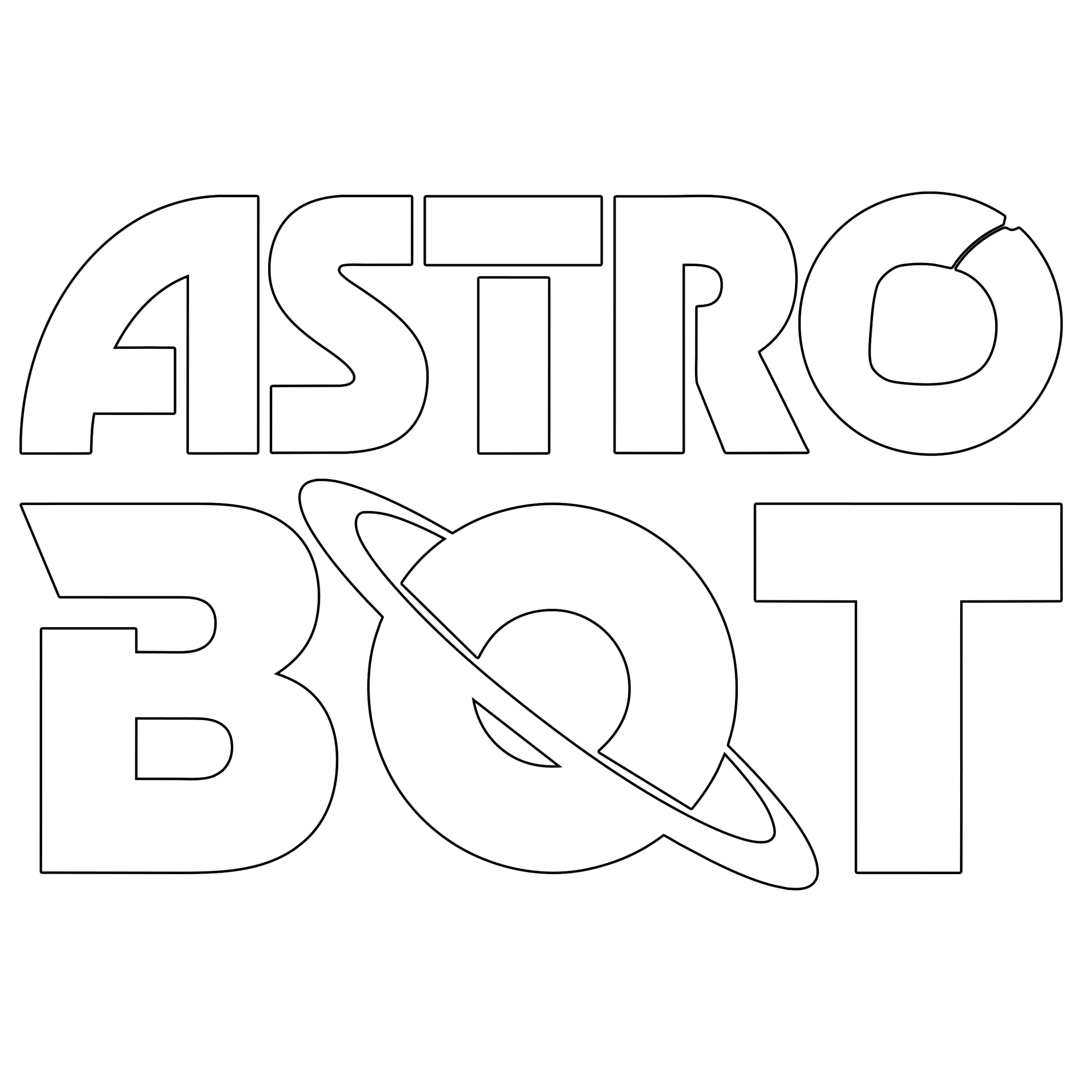 coloriage Colroiage Astro Bot à imprimer pour enfant de 2 ans