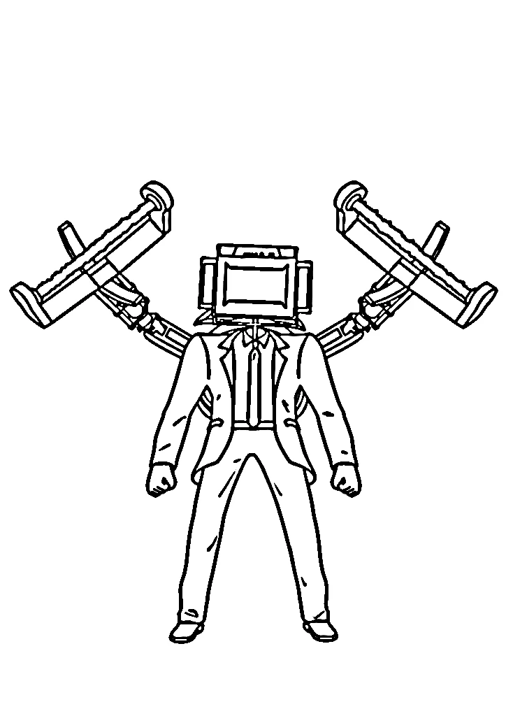 coloriage Cameraman pour enfant a imprimer gratuit 1