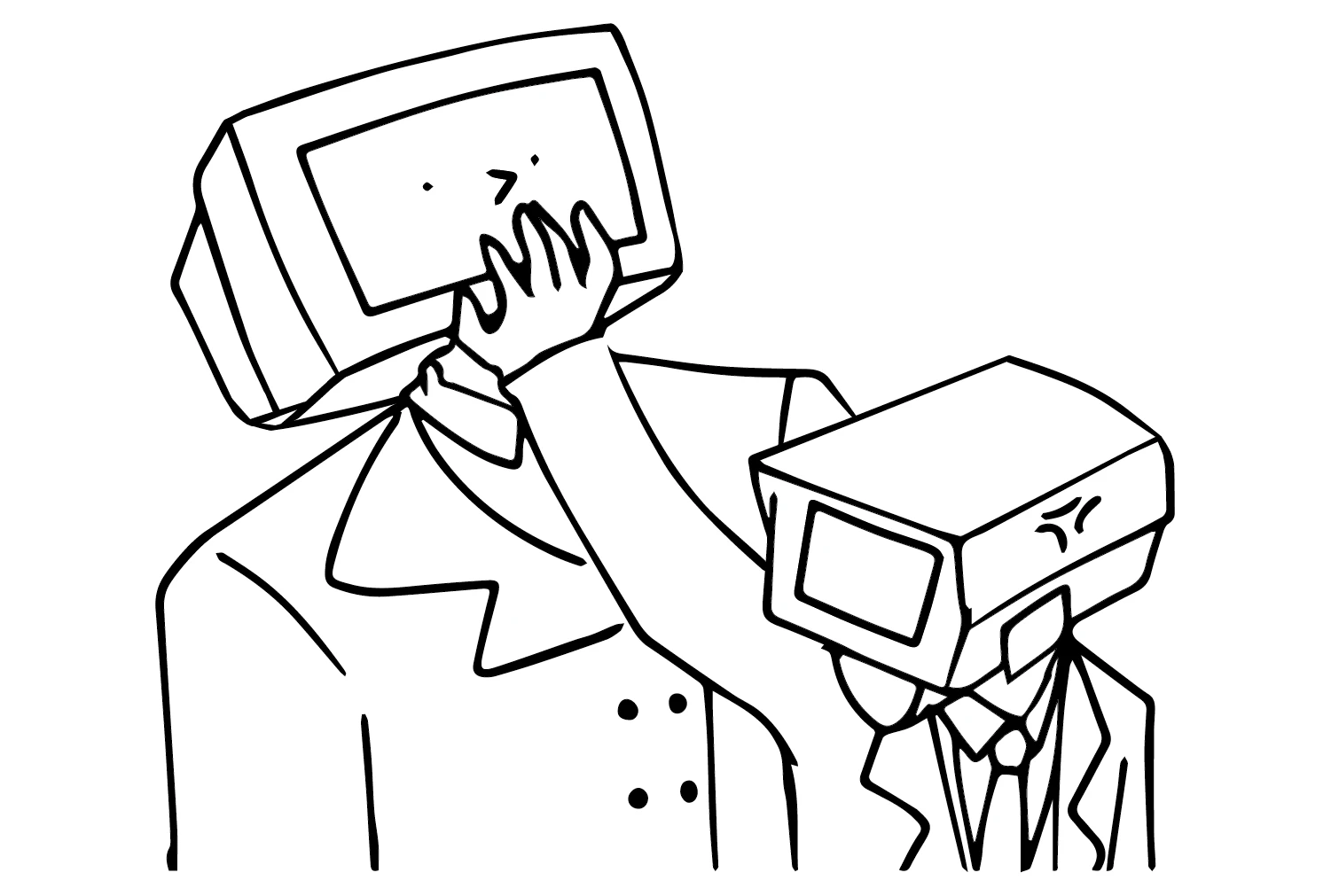 coloriage Cameraman pour enfants