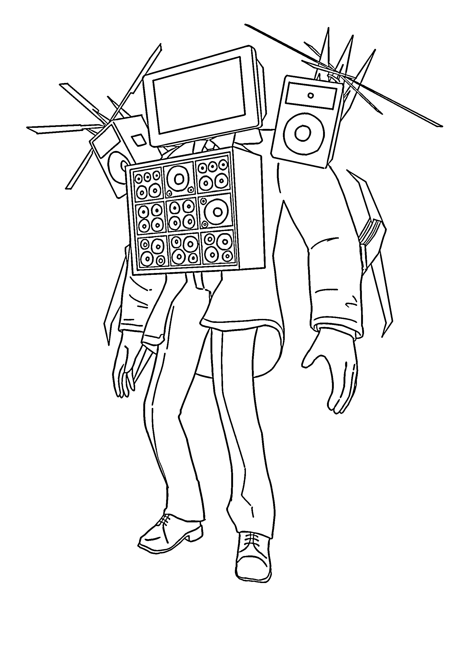 coloriage Cameraman a telecharger 2