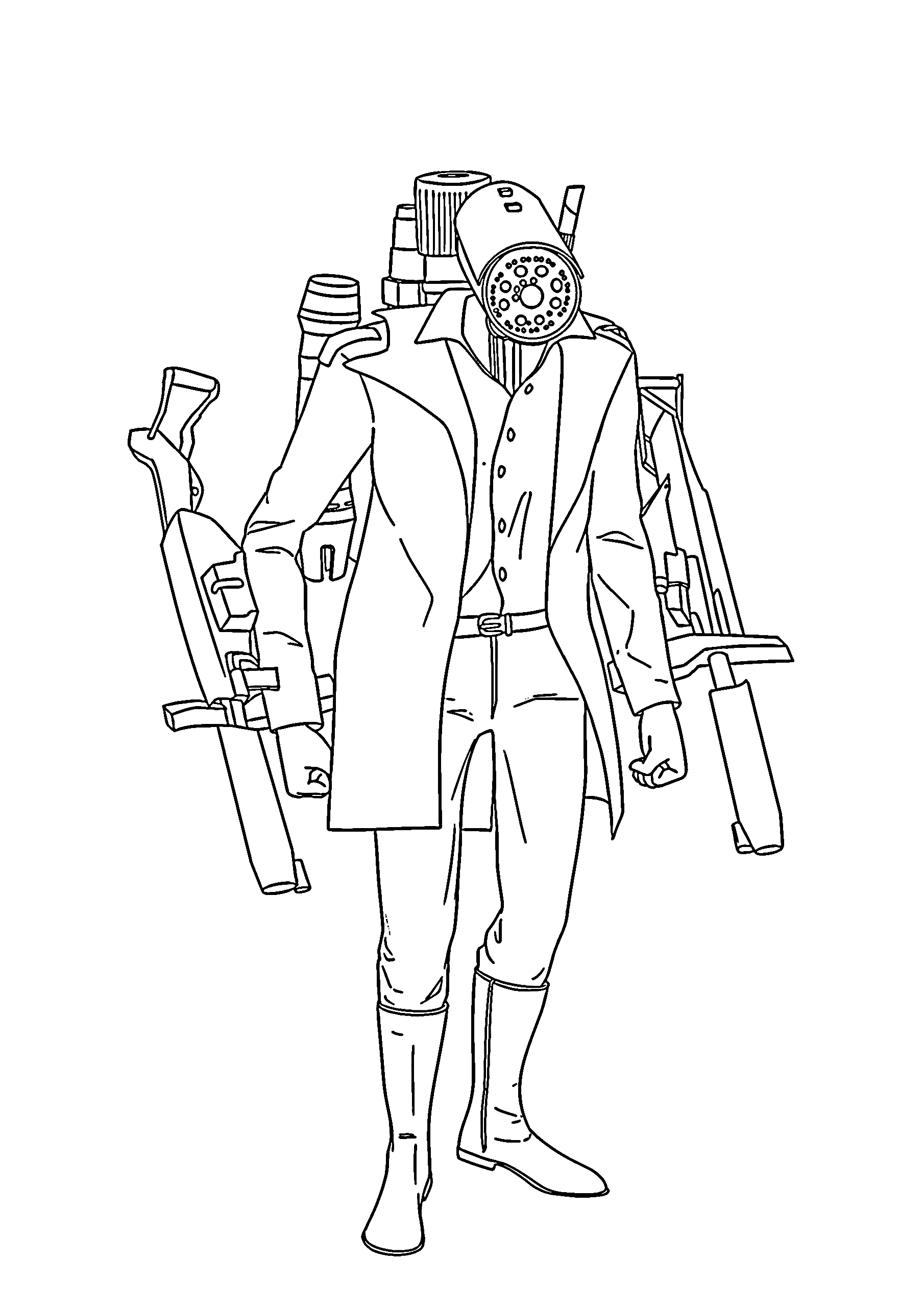 coloriage Cameraman a colorier en ligne gratuitement 1