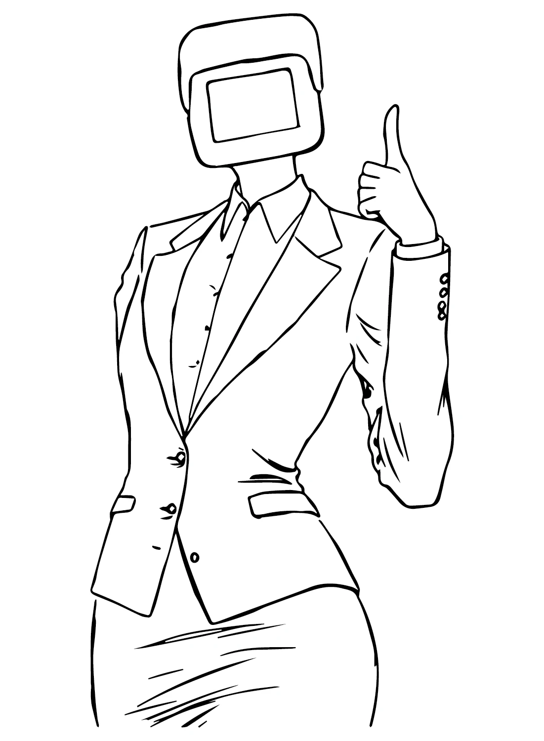 coloriage Cameraman à imprimer gratuitement pdf 1