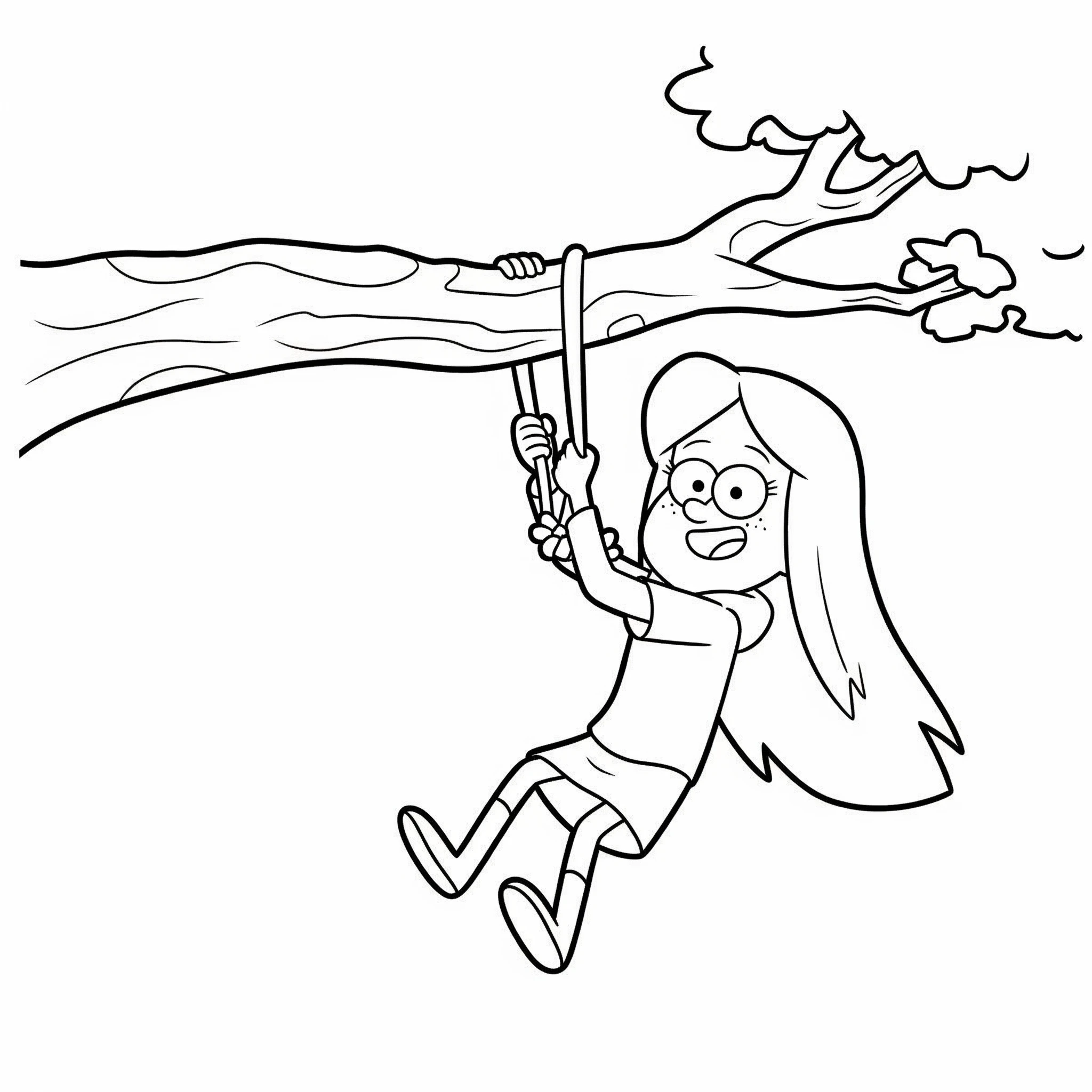 coloriage Gravity Falls pour primaire 2