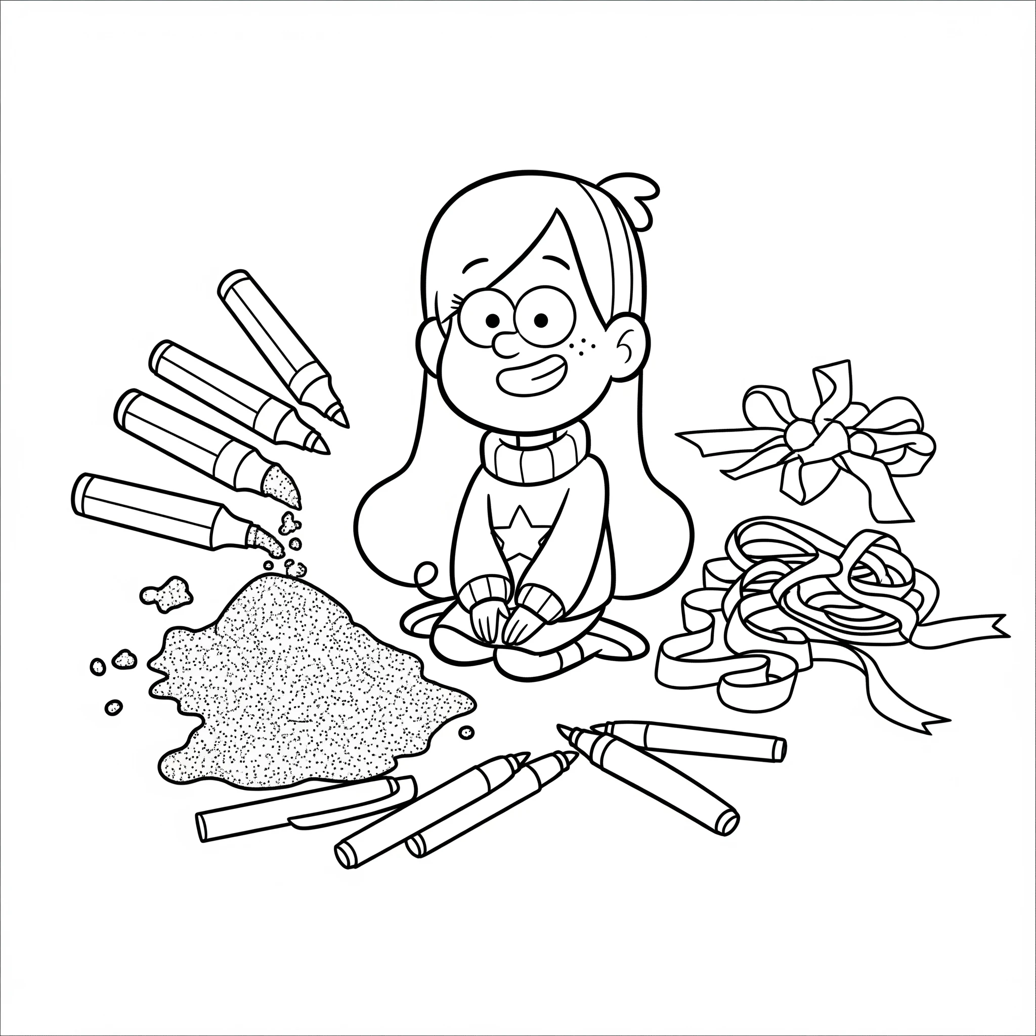 coloriage Gravity Falls et dessins