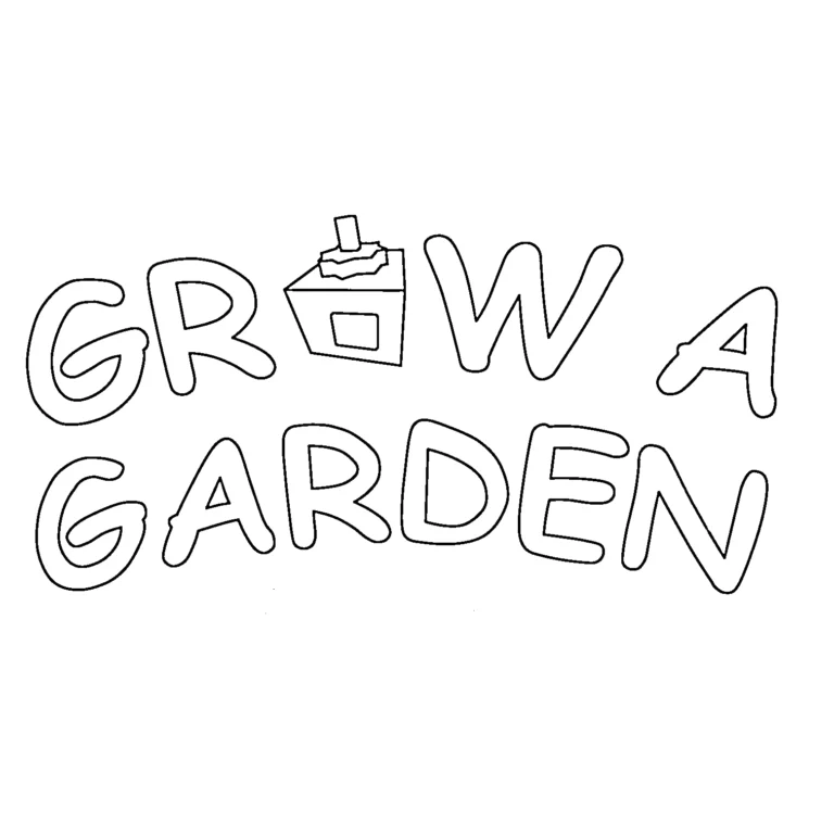 Coloriage Grow a Garden