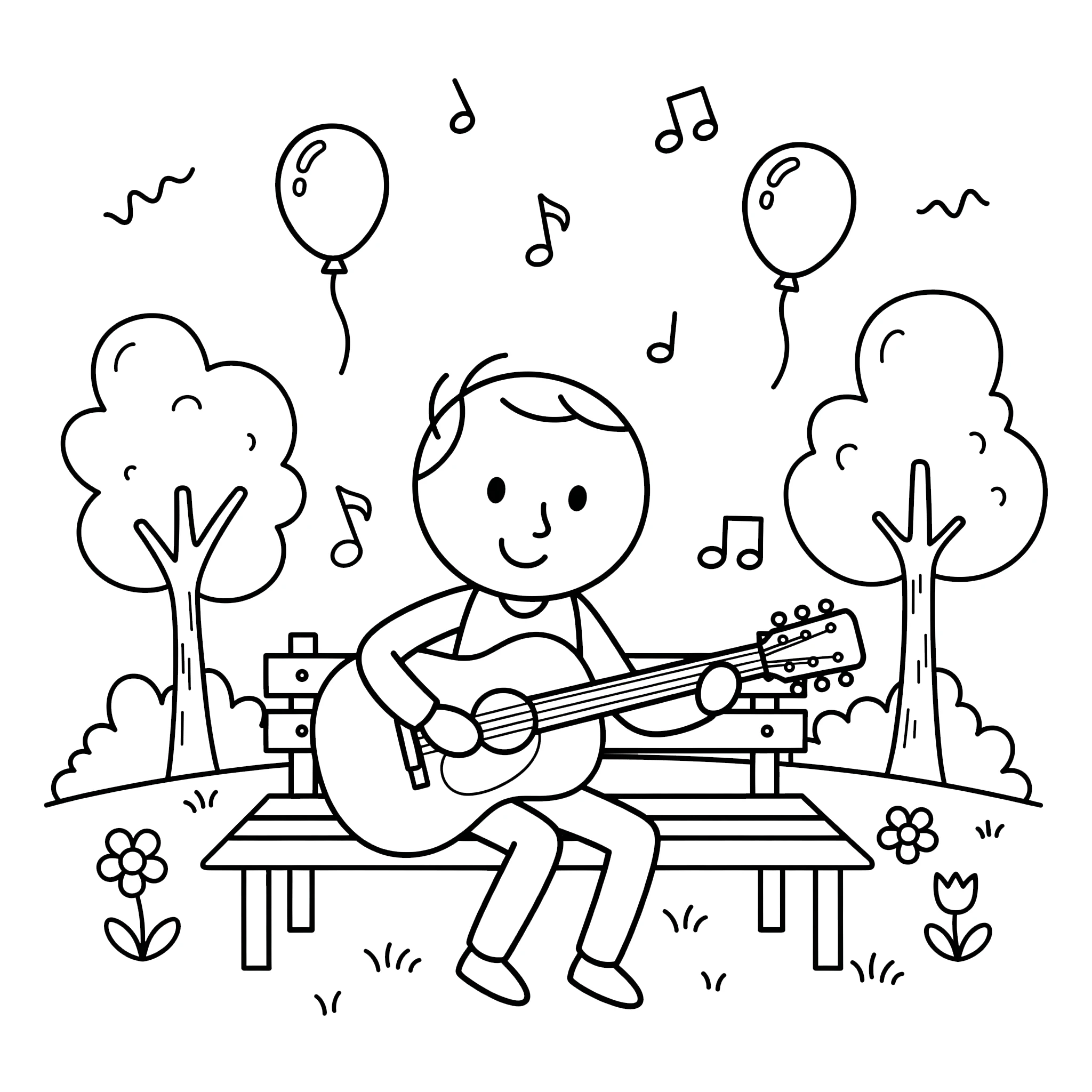 coloriage Labor Day pour enfants a imprimer