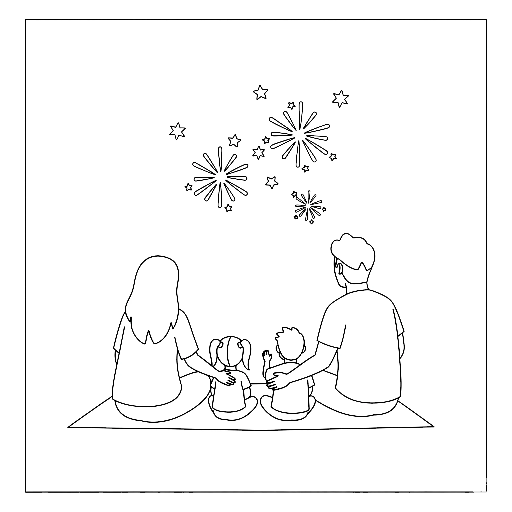 coloriage Labor Day à imprimer pdf gratuit