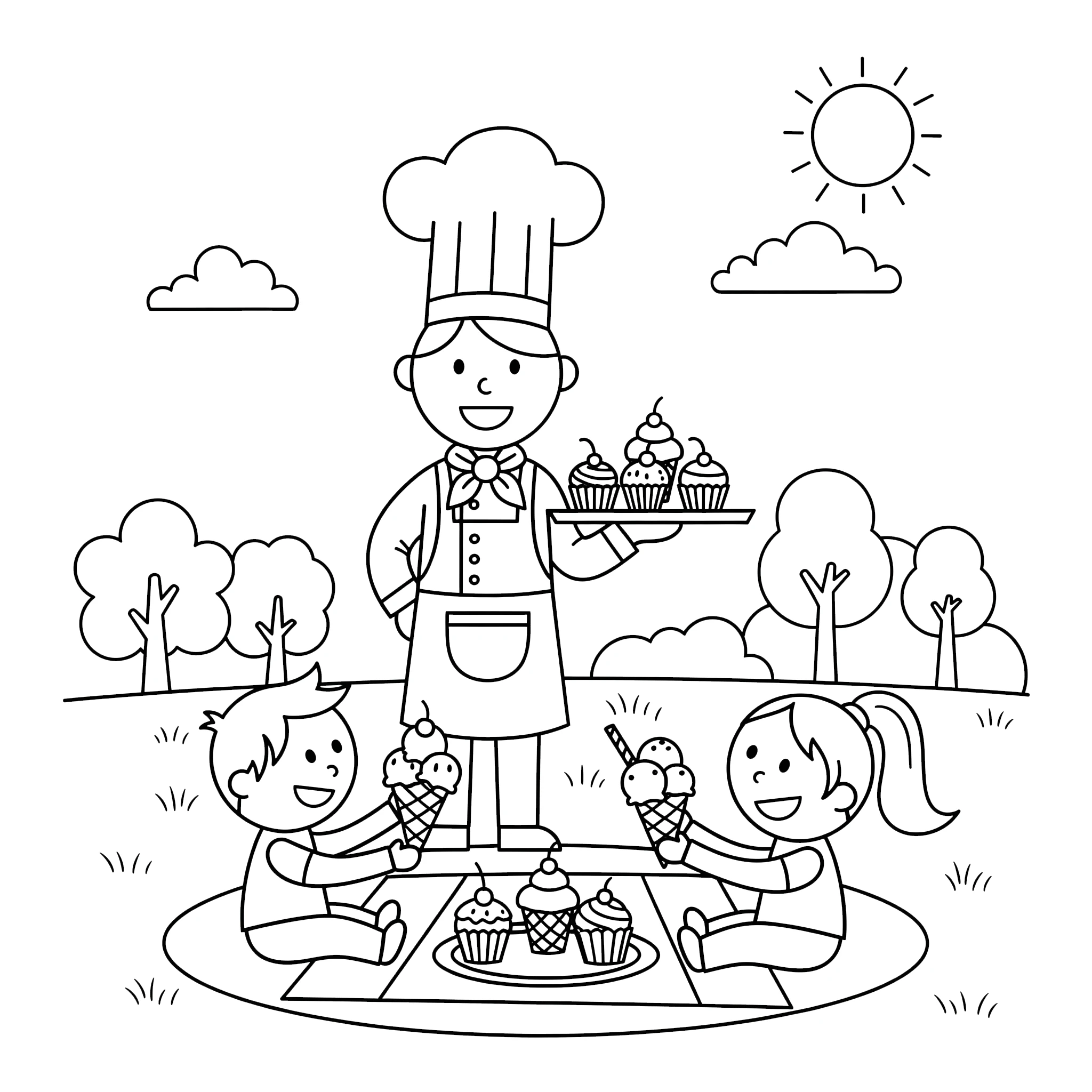 imprimer coloriage Labor Day gratuit