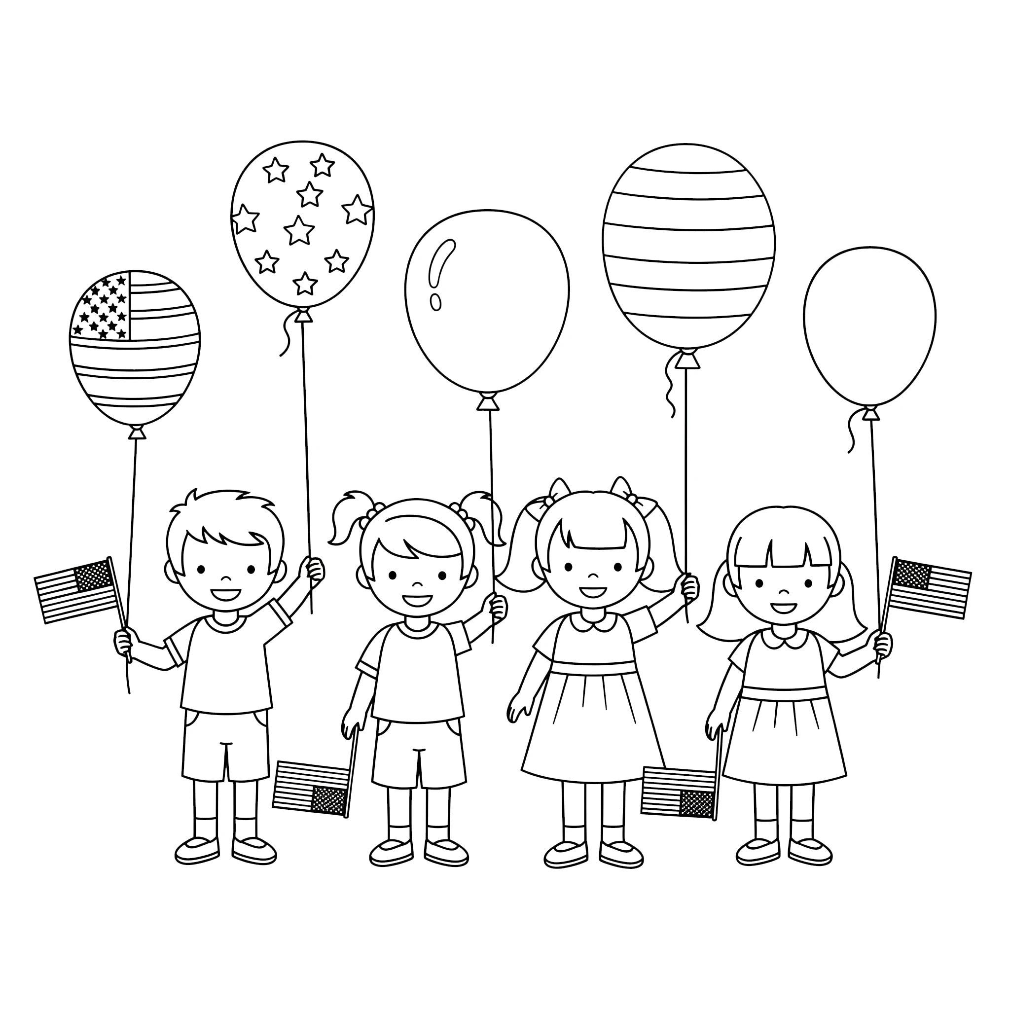 coloriage Labor Day en ligne pour enfant