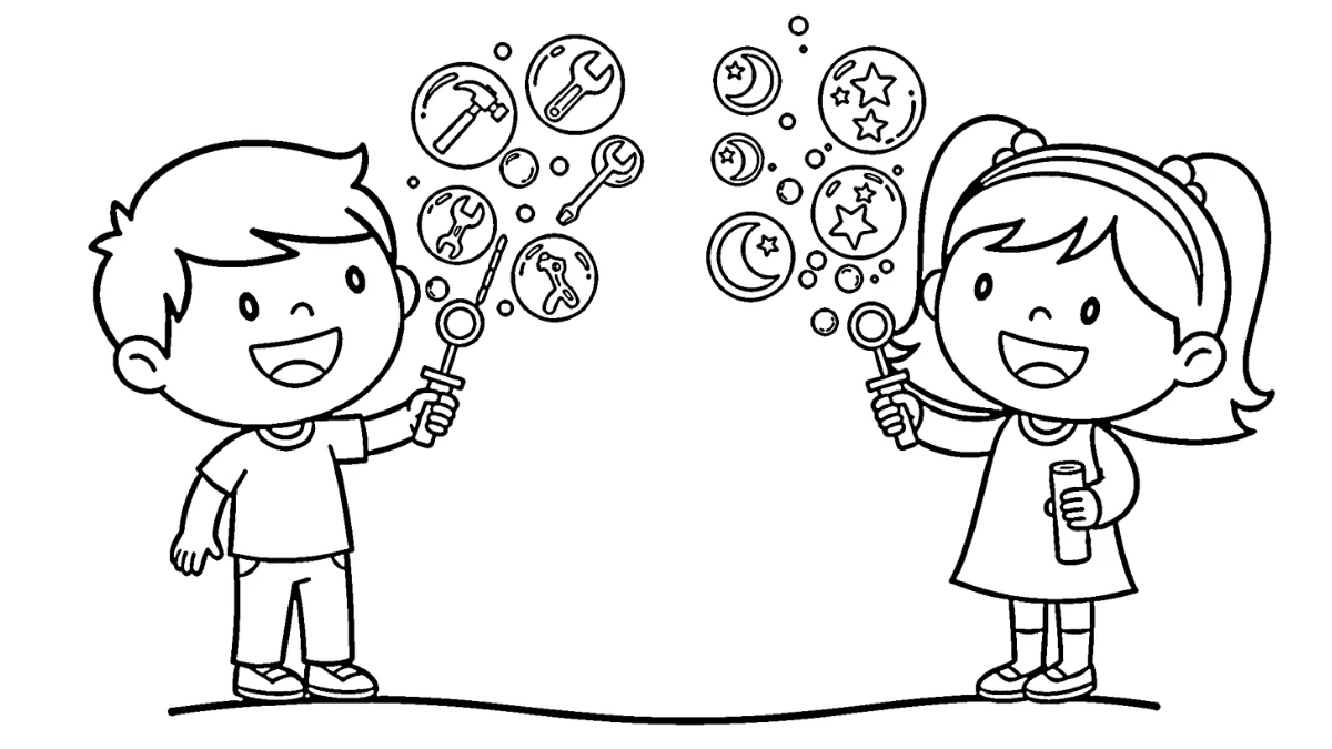 coloriage Labor Day pour enfants a imprimer gratuit