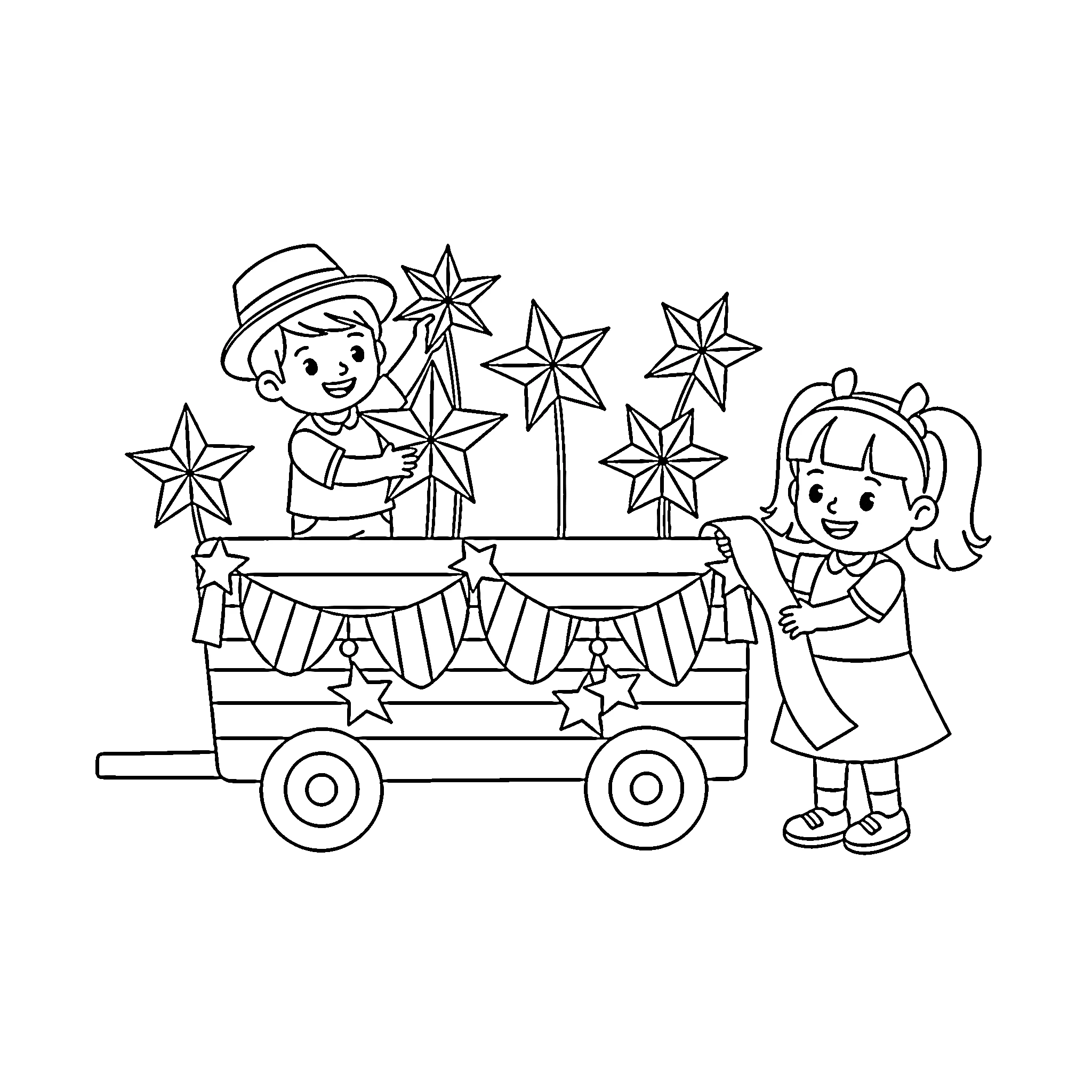 coloriage Labor Day pour bebe a imprimer