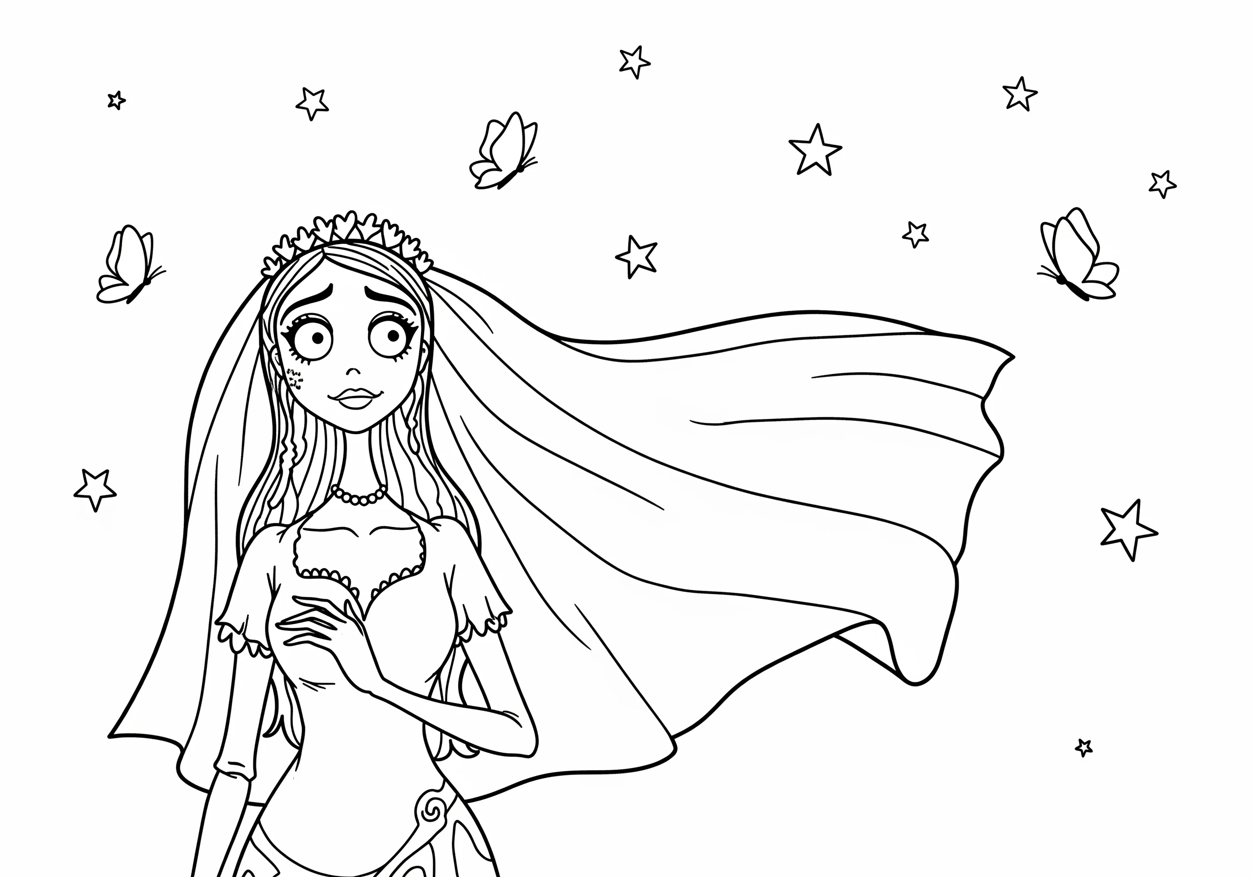 coloriage Les Noces Funèbres a telecharger