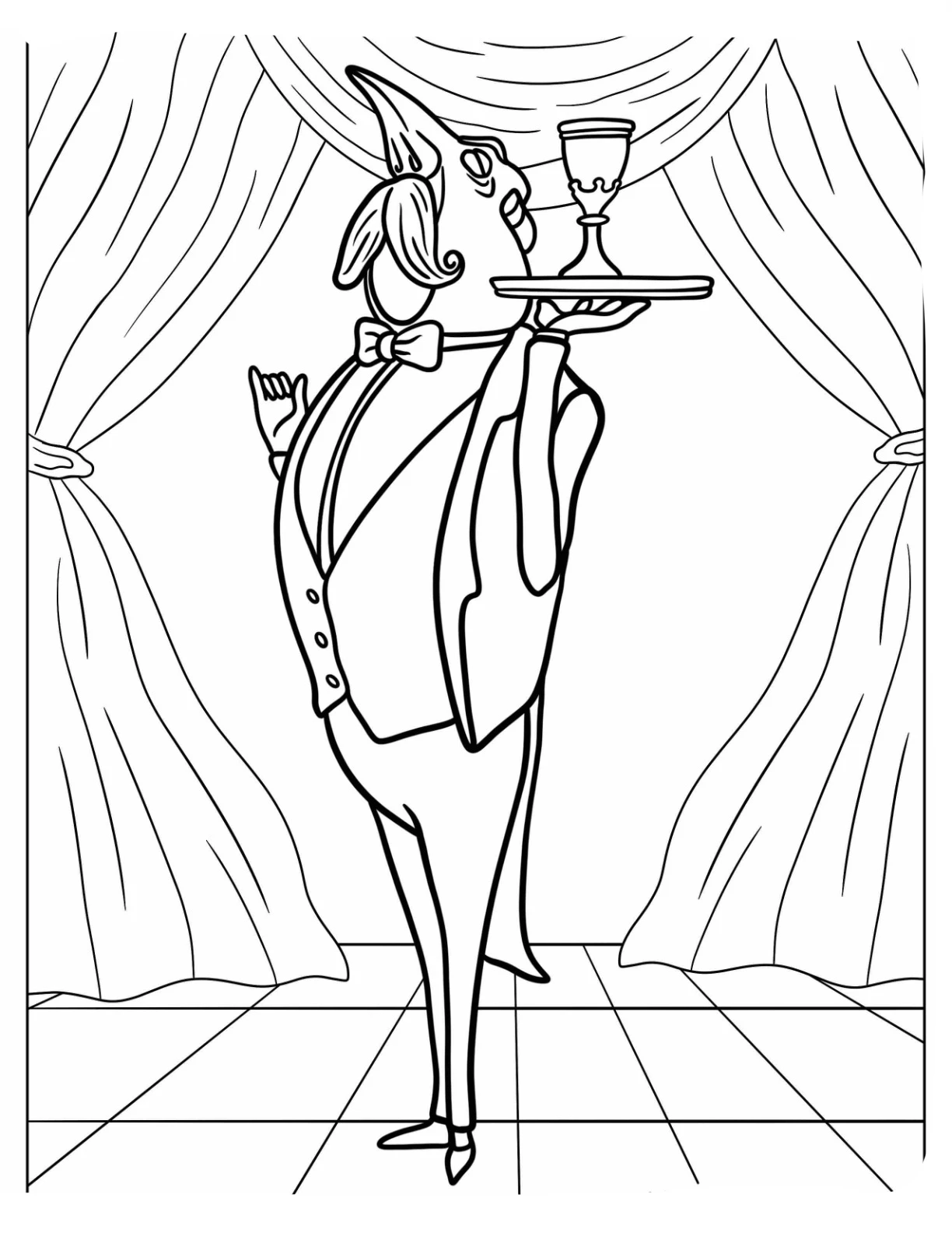 imprimer coloriage Les Noces Funèbres