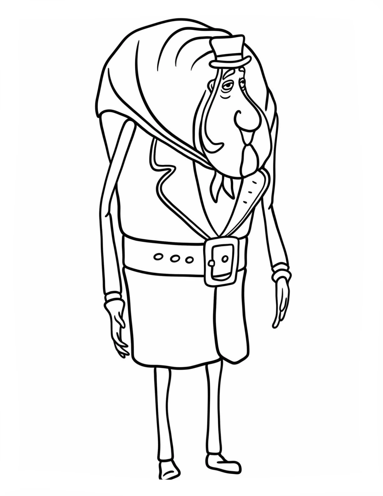 coloriage Les Noces Funèbres pour enfant gratuit