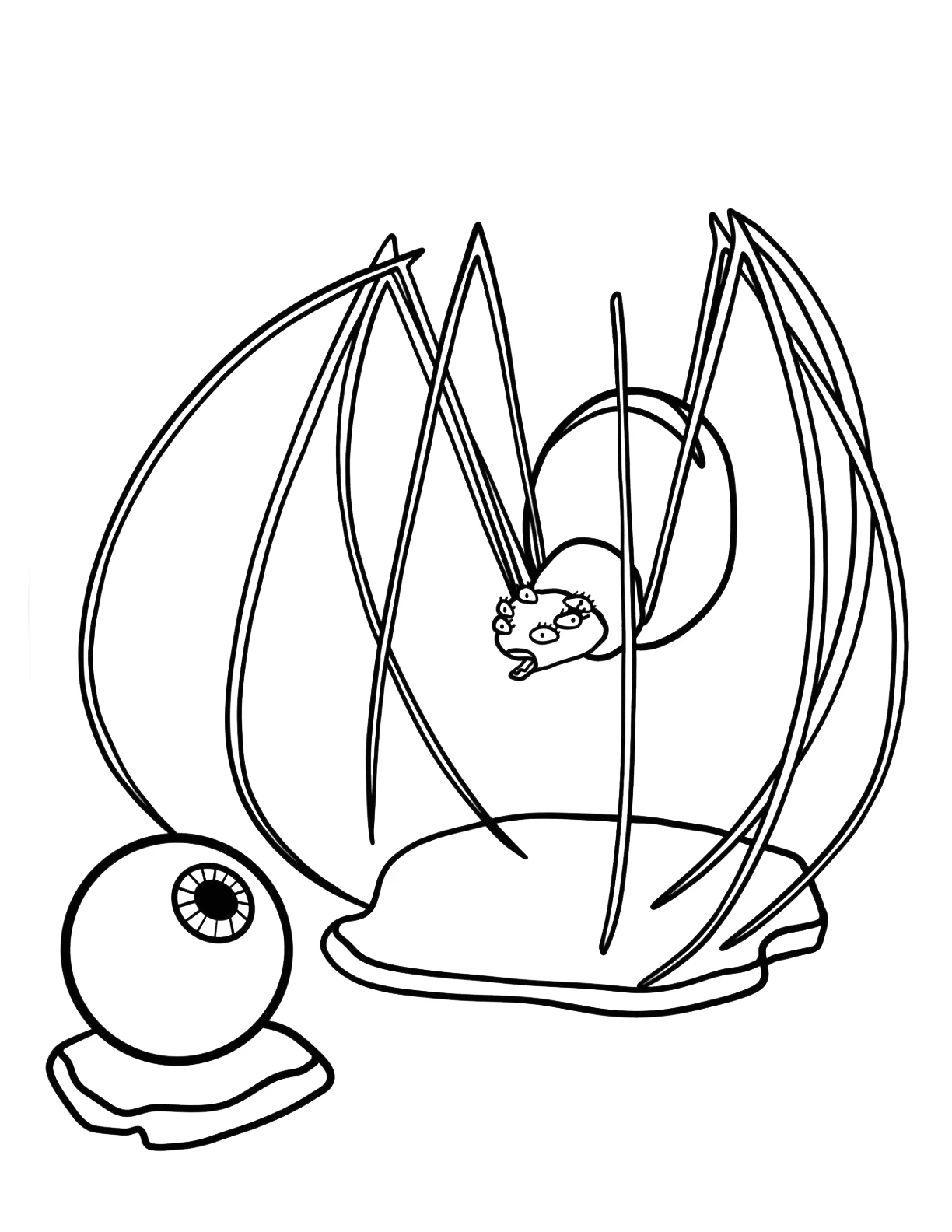 coloriage Les Noces Funèbres à imprimer pour enfant de 3 ans