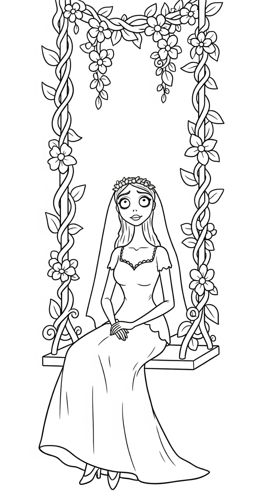 coloriage Les Noces Funèbres gratuit